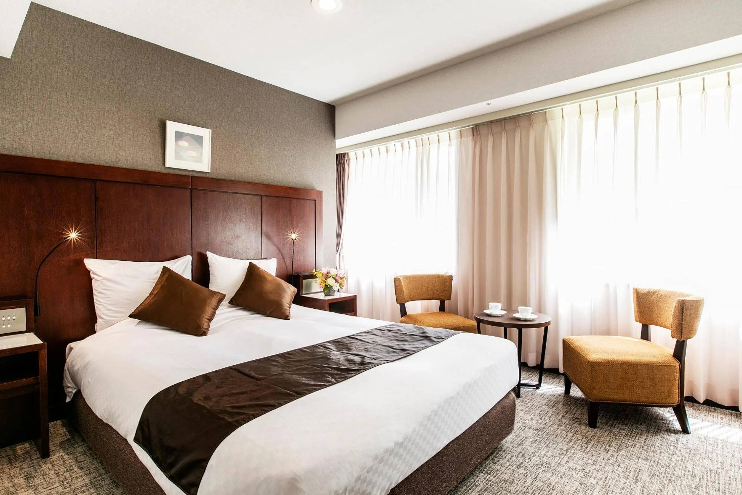 Photo of the whole room, Bed in Niigata Grand Hotel