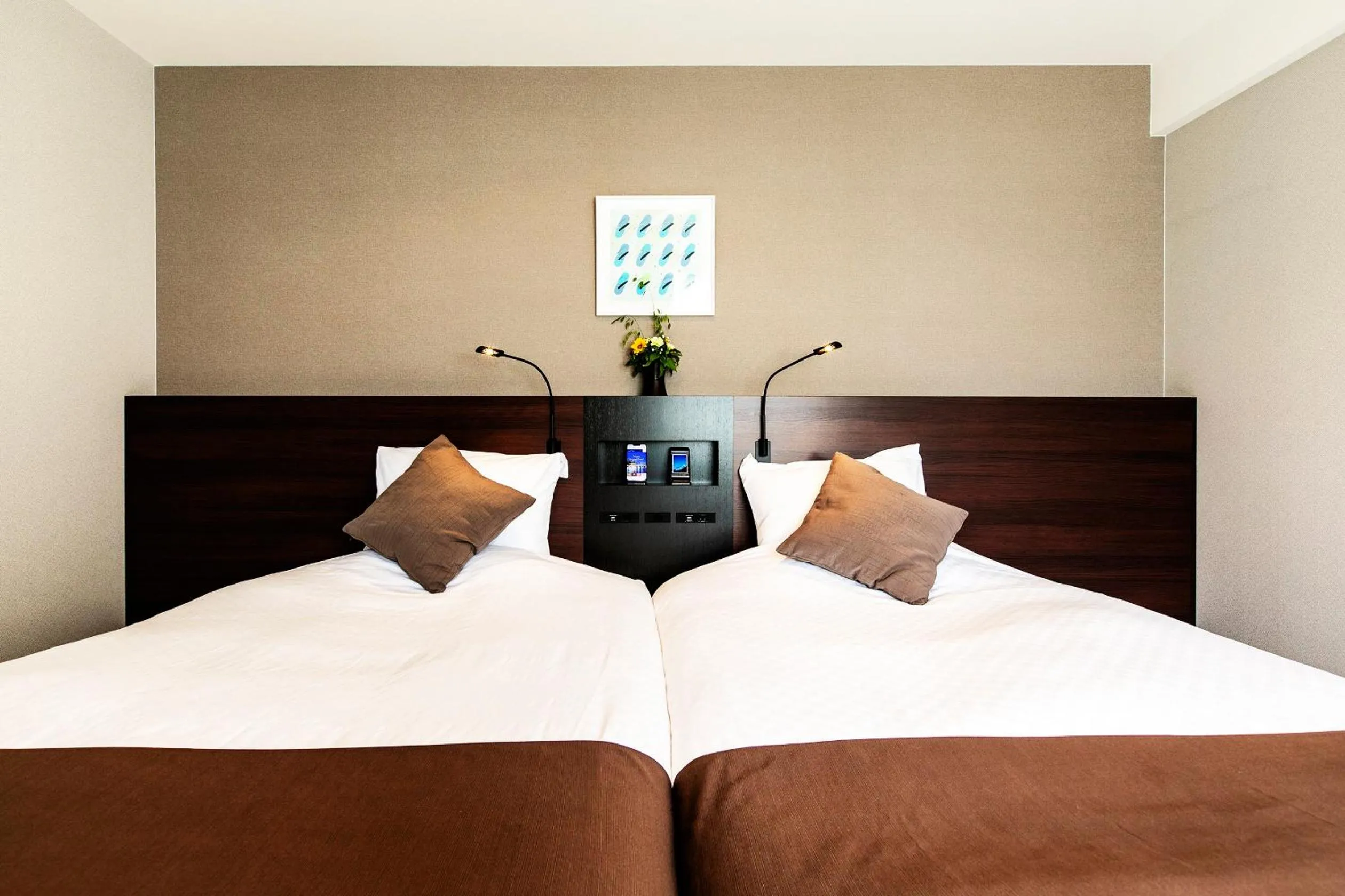 Bed in Niigata Grand Hotel