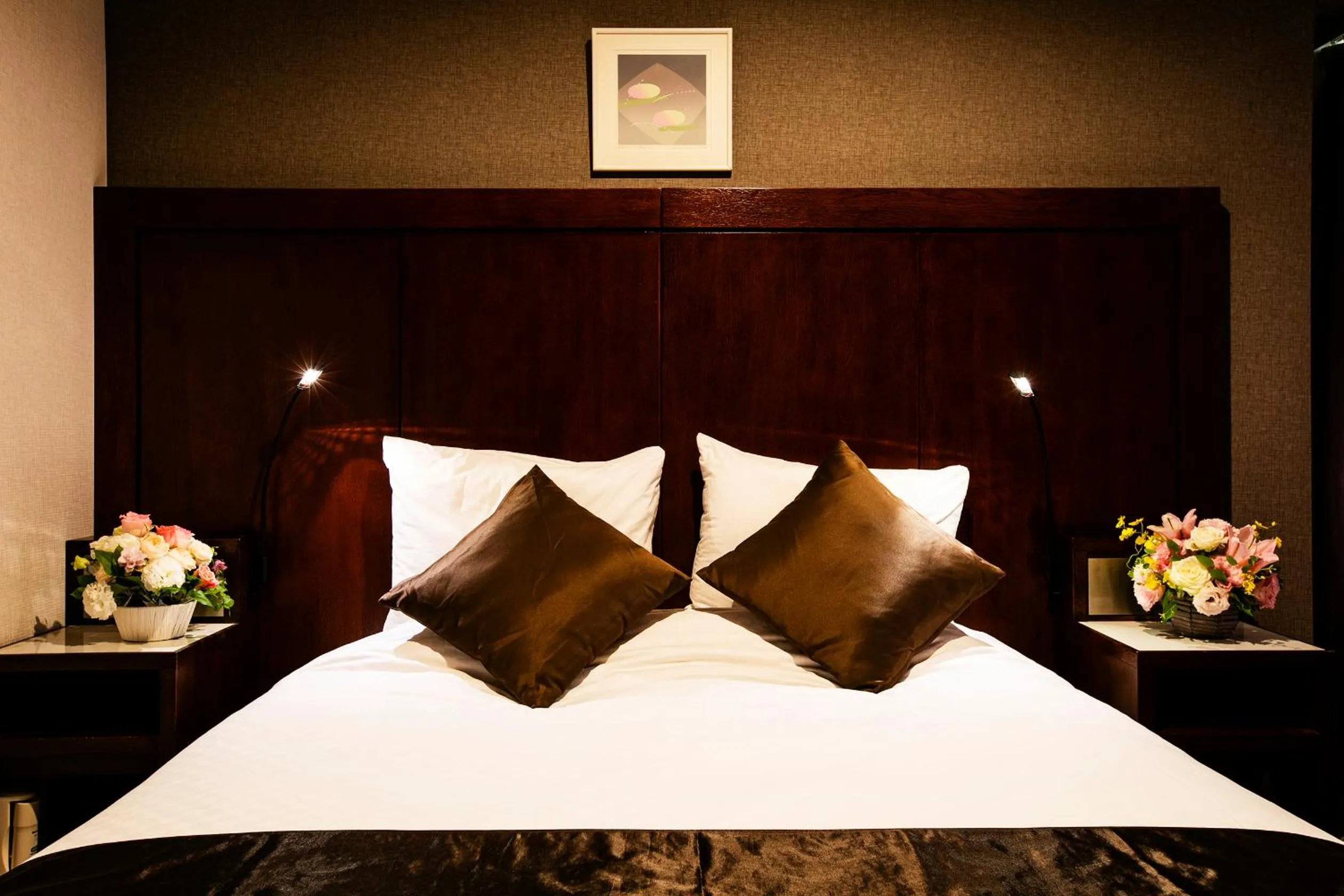 Bed in Niigata Grand Hotel