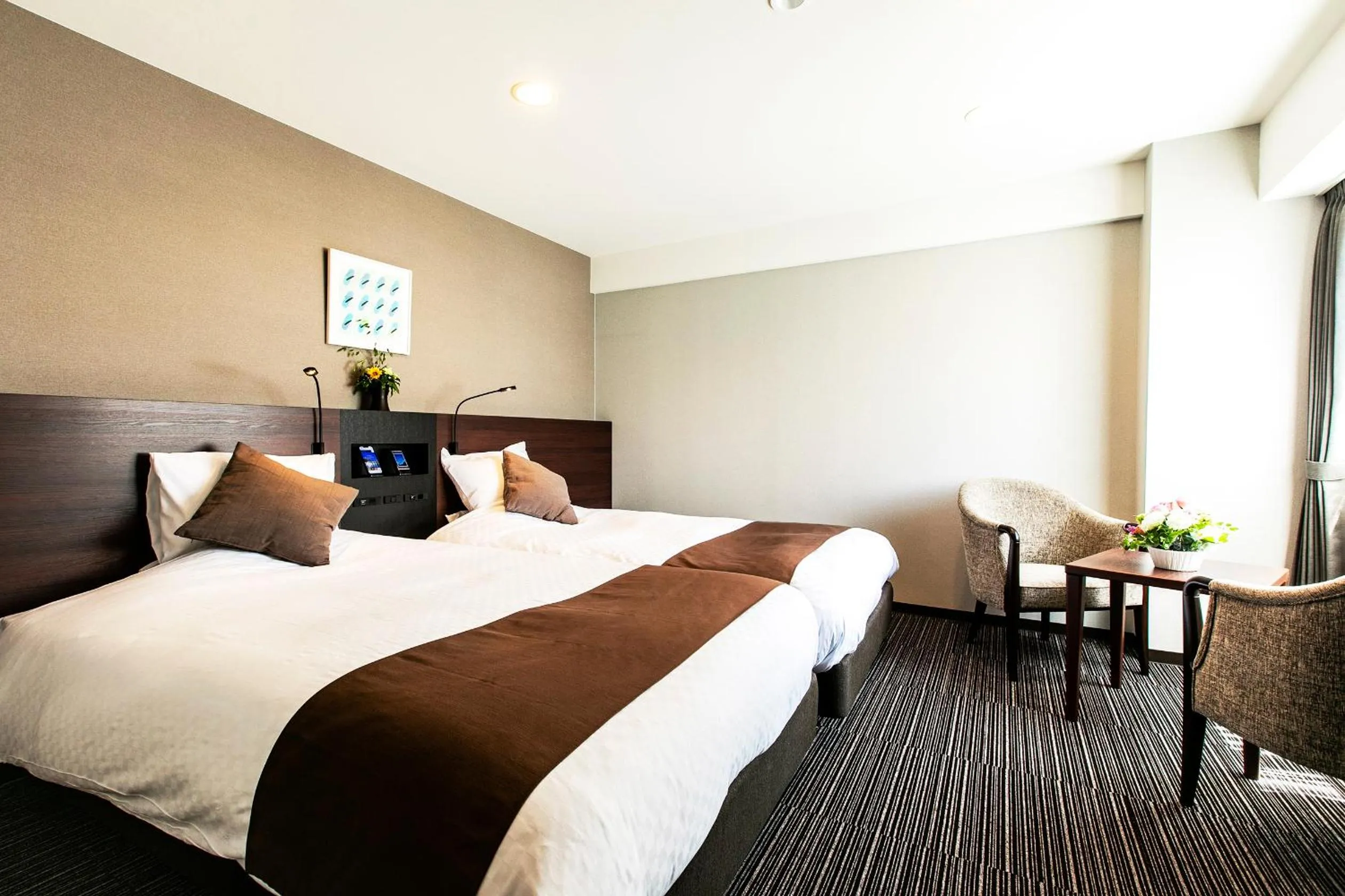 Bed in Niigata Grand Hotel