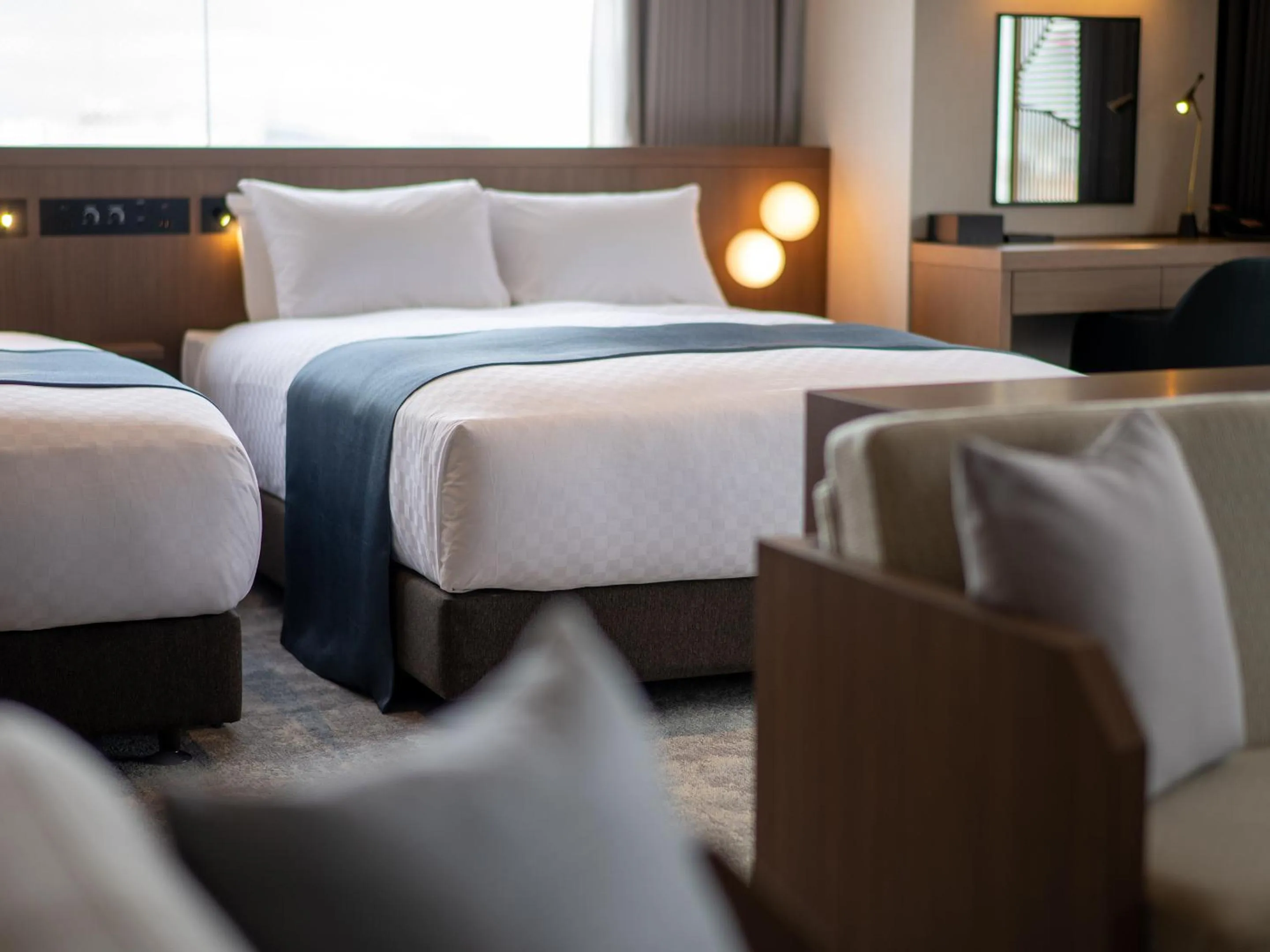 Bed in Niigata Grand Hotel