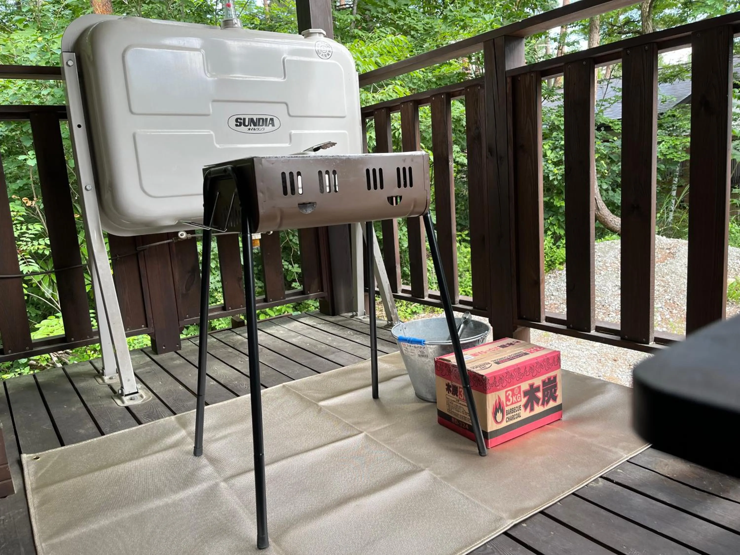 BBQ facilities in HAL Cottage