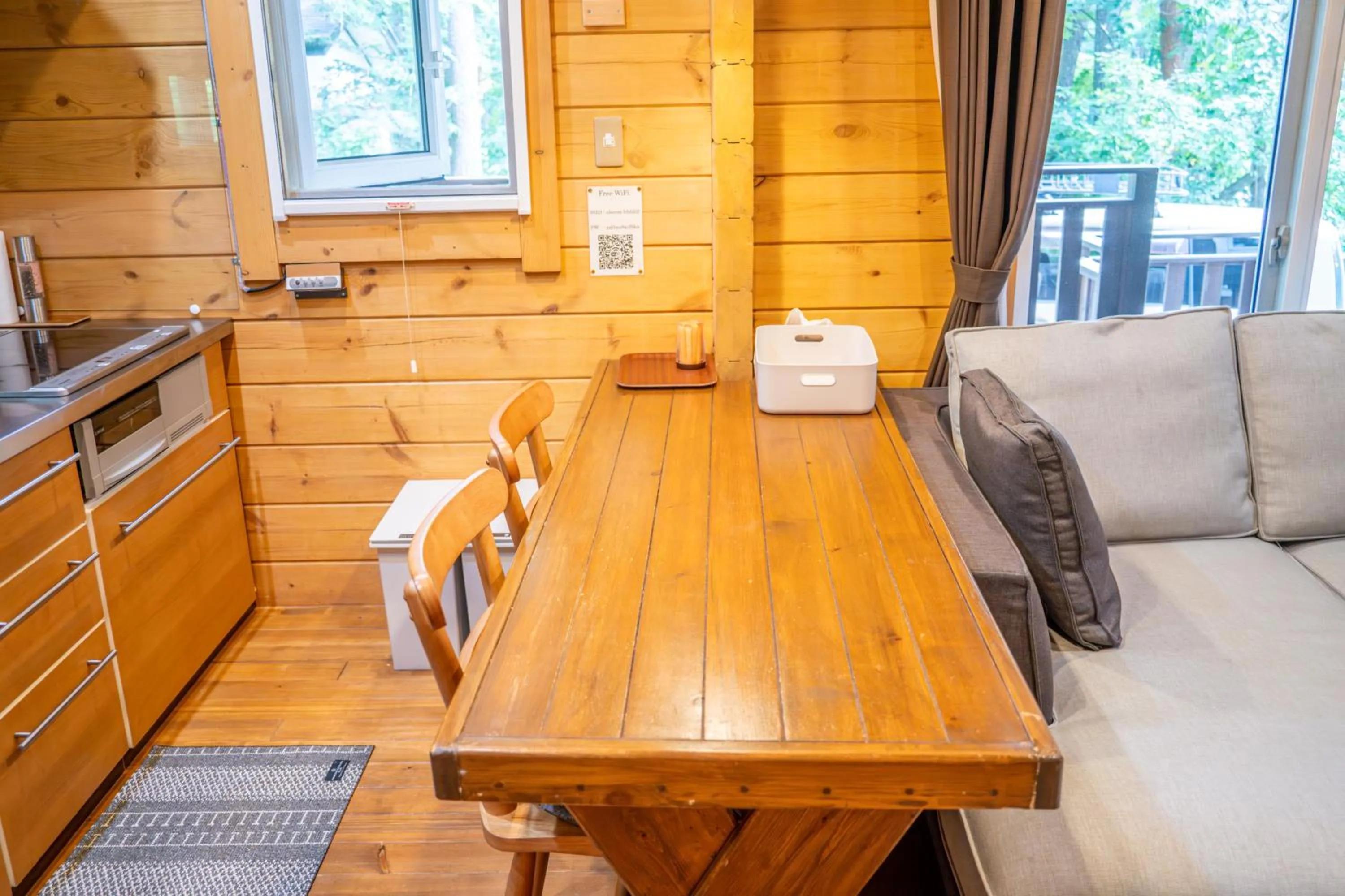 Kitchen or kitchenette in HAL Cottage