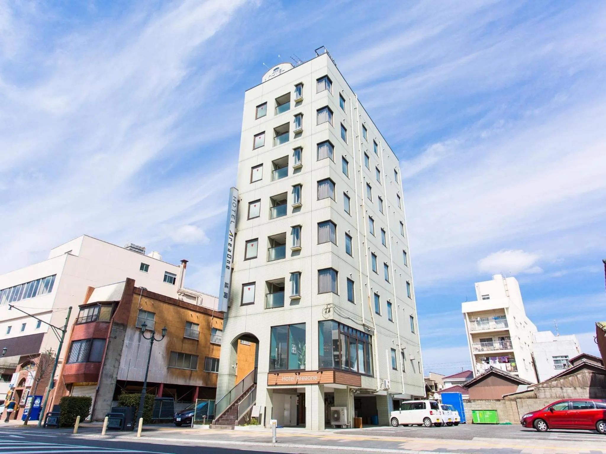 Facade/entrance in Hotel AreaOne Nobeoka