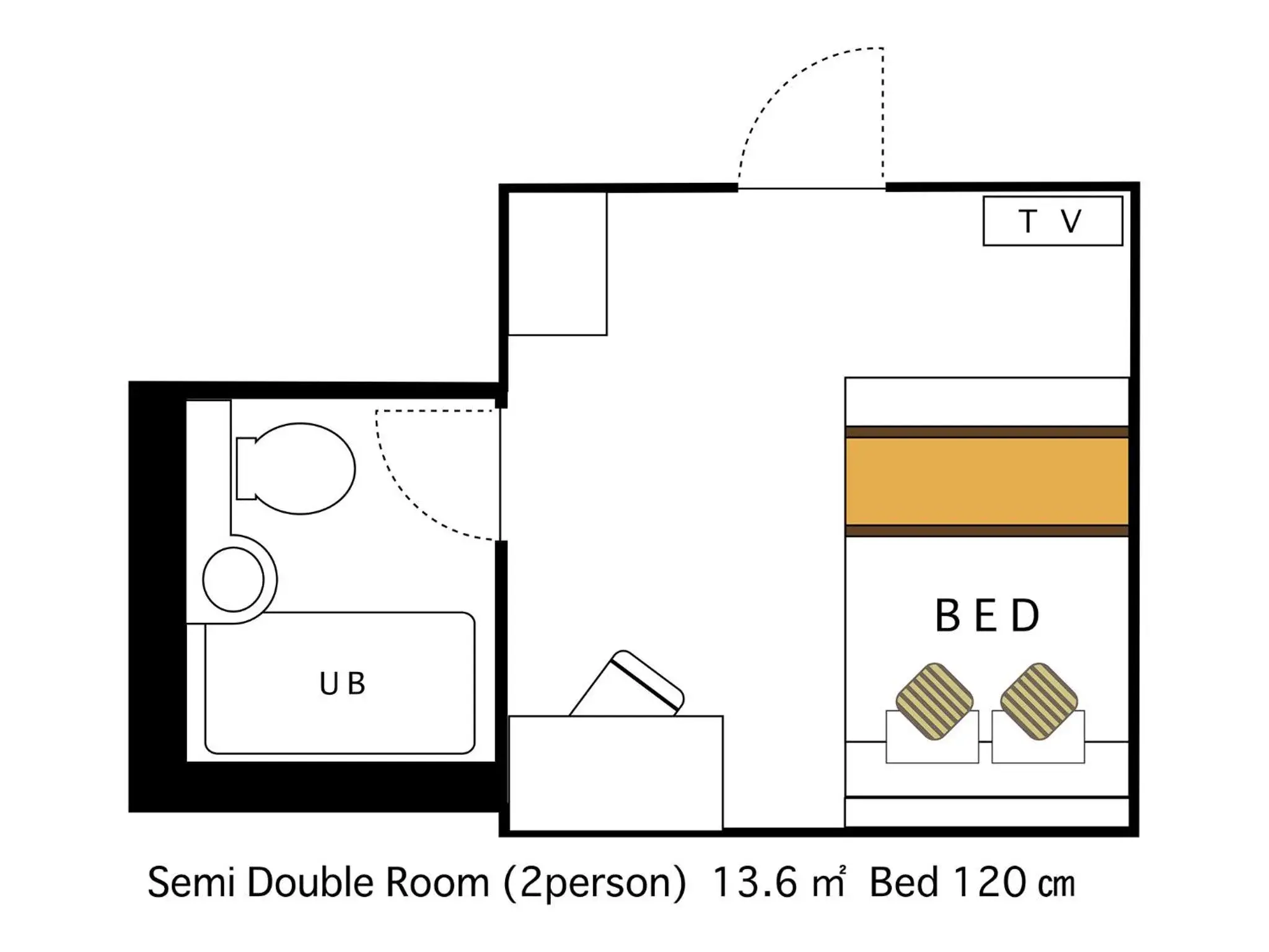 Photo of the whole room, Bed in Hotel AreaOne Nobeoka Photo of the whole room, Bed in Hotel AreaOne Nobeoka