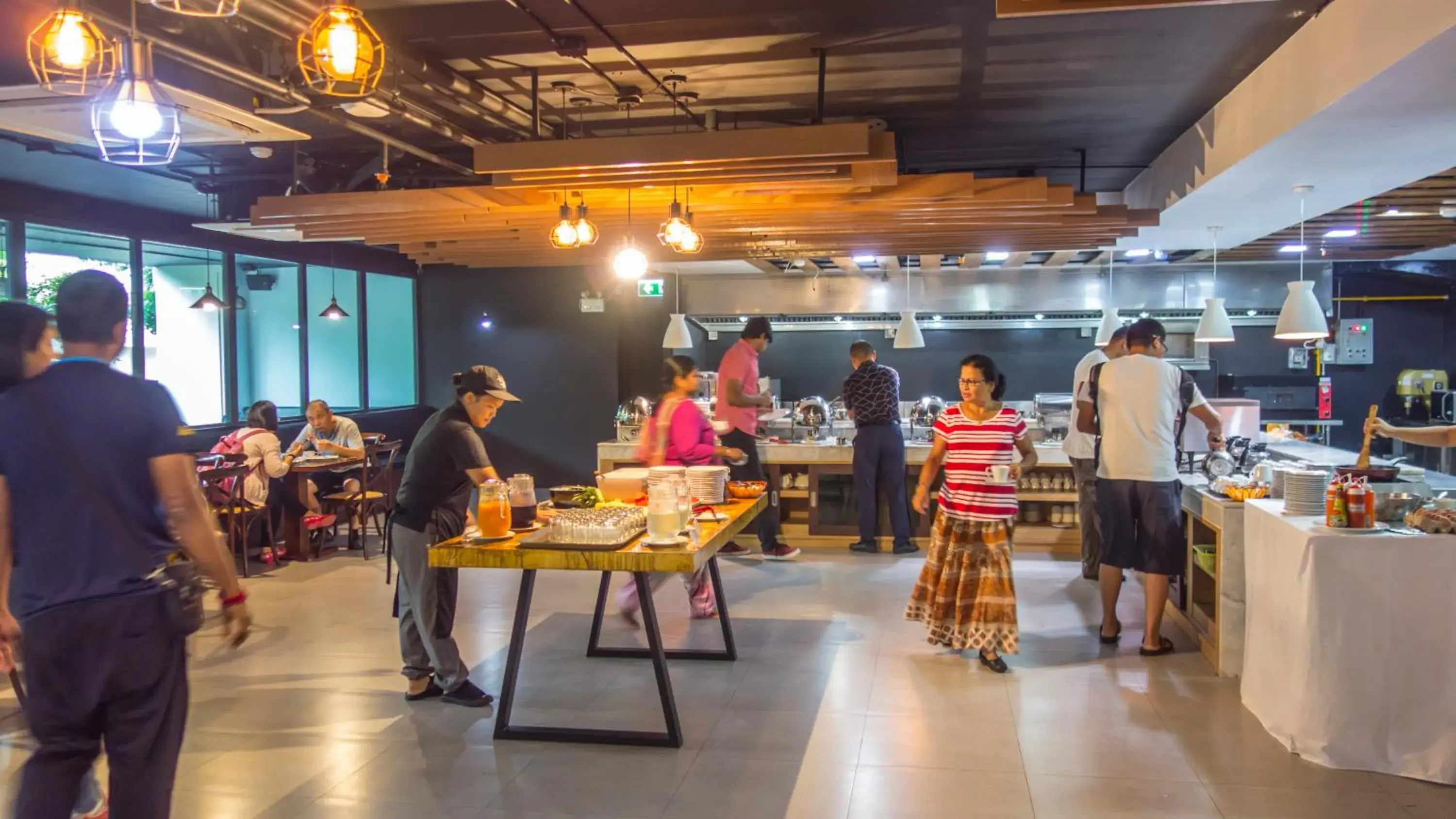 Buffet breakfast in Unique Regency Pattaya Buffet breakfast in Unique Regency Pattaya