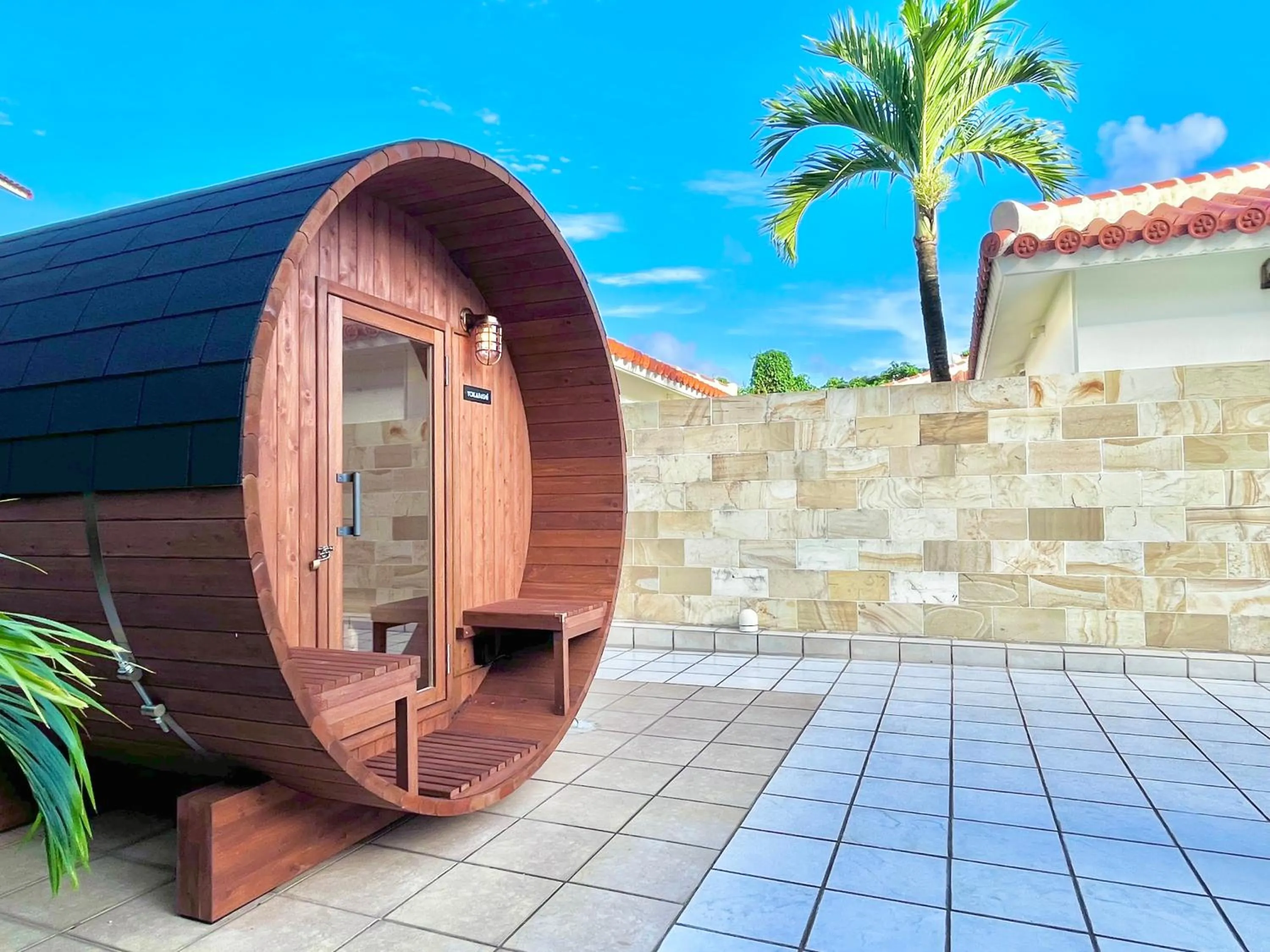 Sauna in Glamping Resort Yokabushi