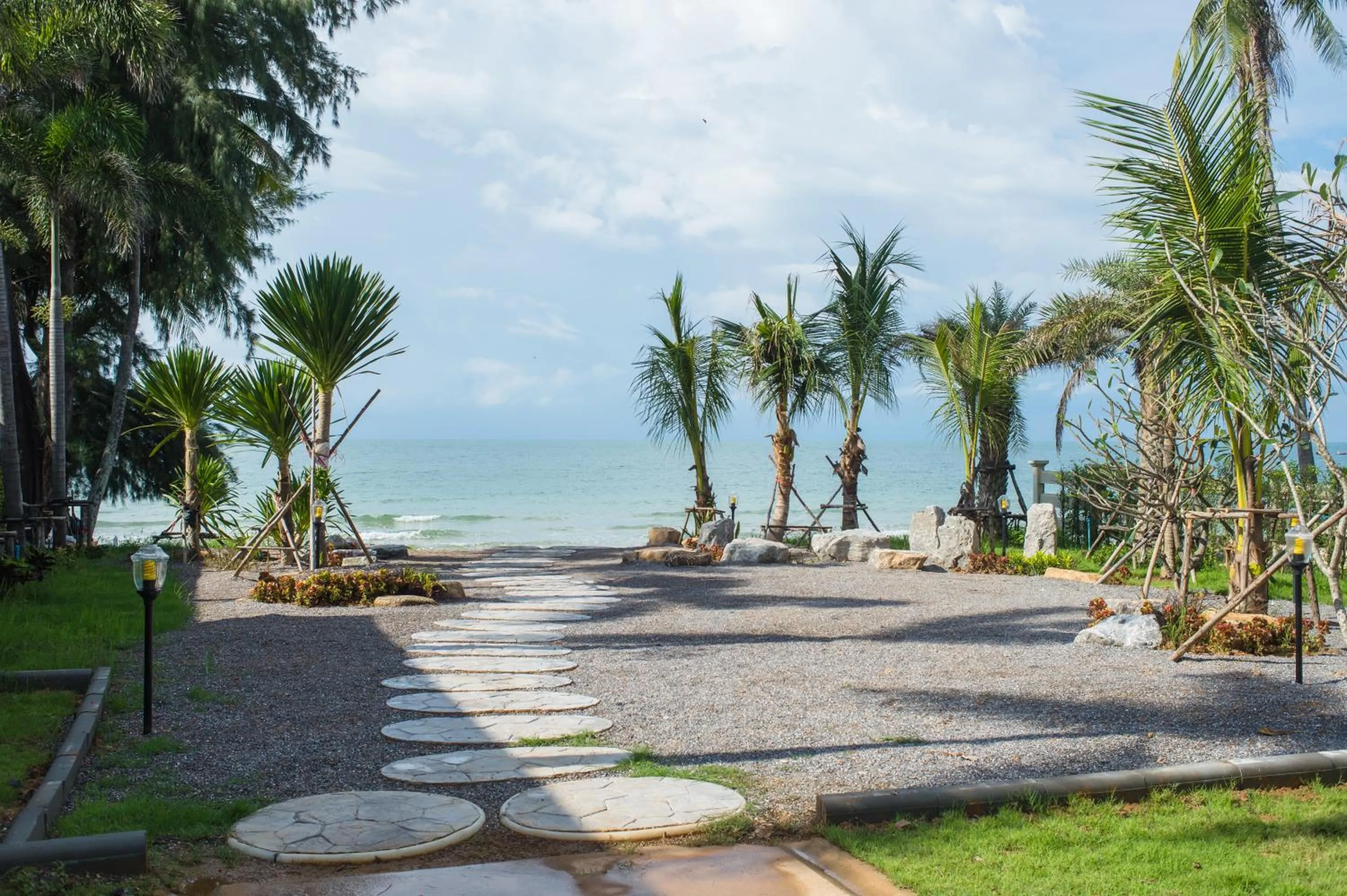 Garden in Villa Blanca Hotel & Restaurant