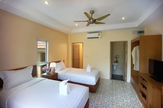 Photo of the whole room, Bed in Villa Blanca Hotel & Restaurant