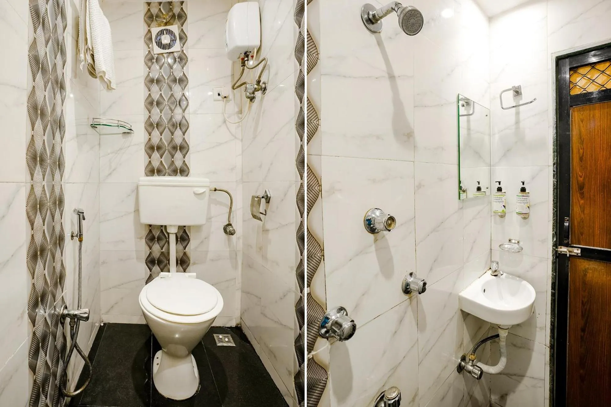 Bathroom in FabHotel Indore Palace