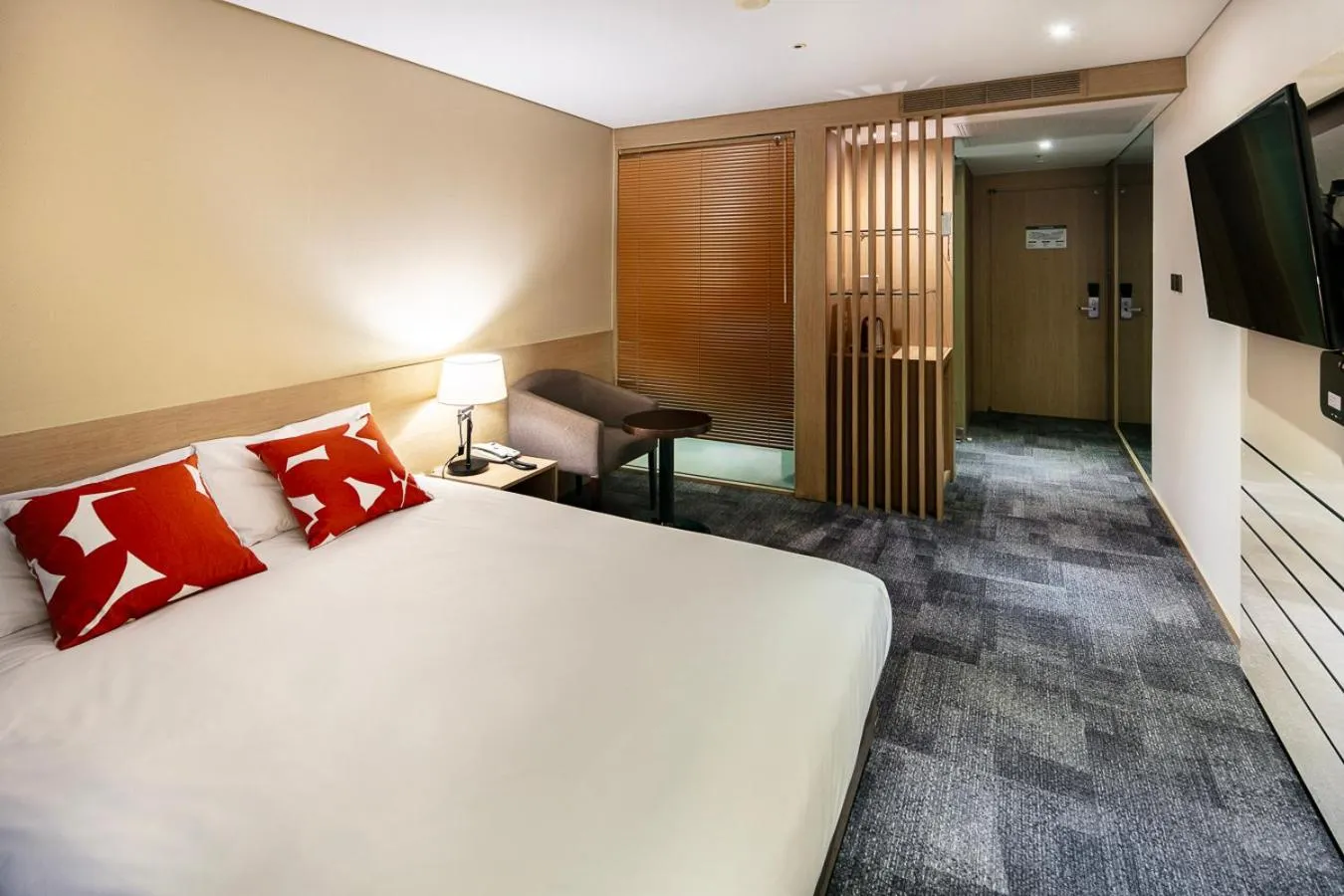 Bedroom, Bed in The Best Jeju Seongsan