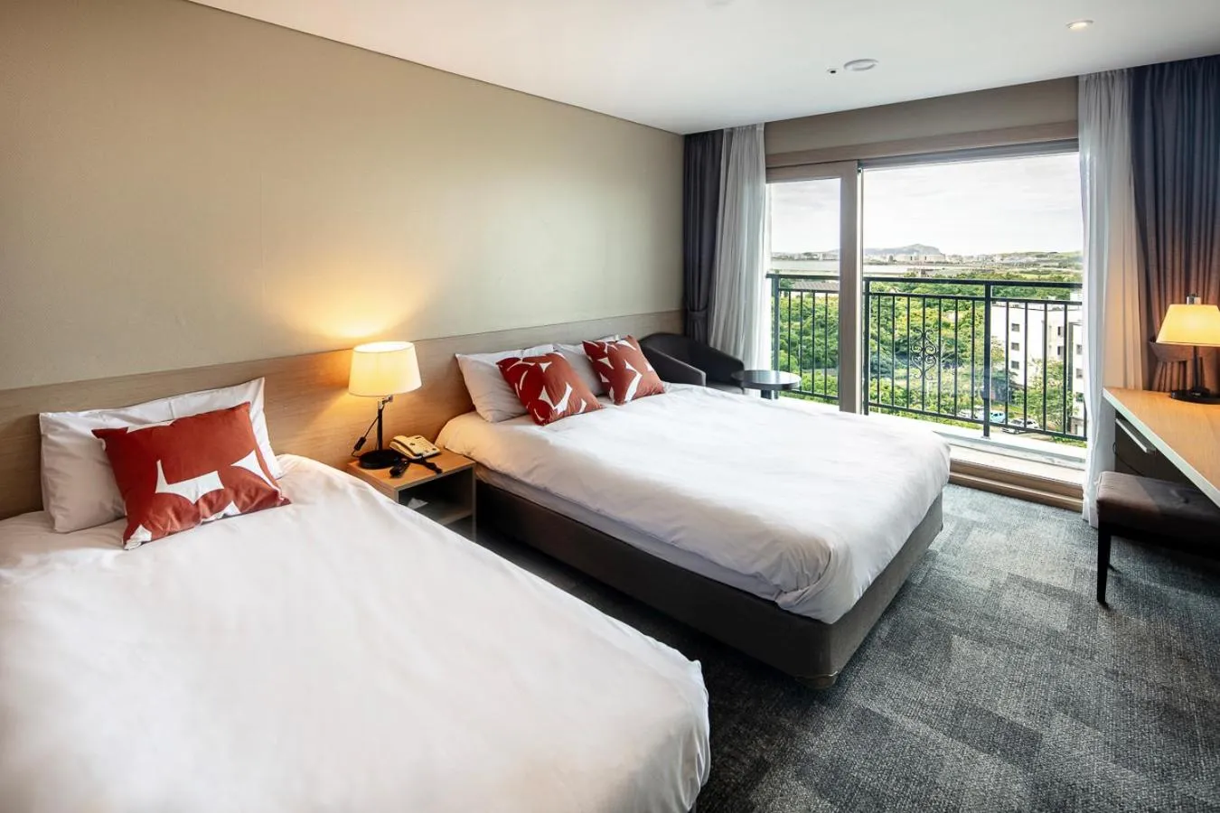 Bed in The Best Jeju Seongsan