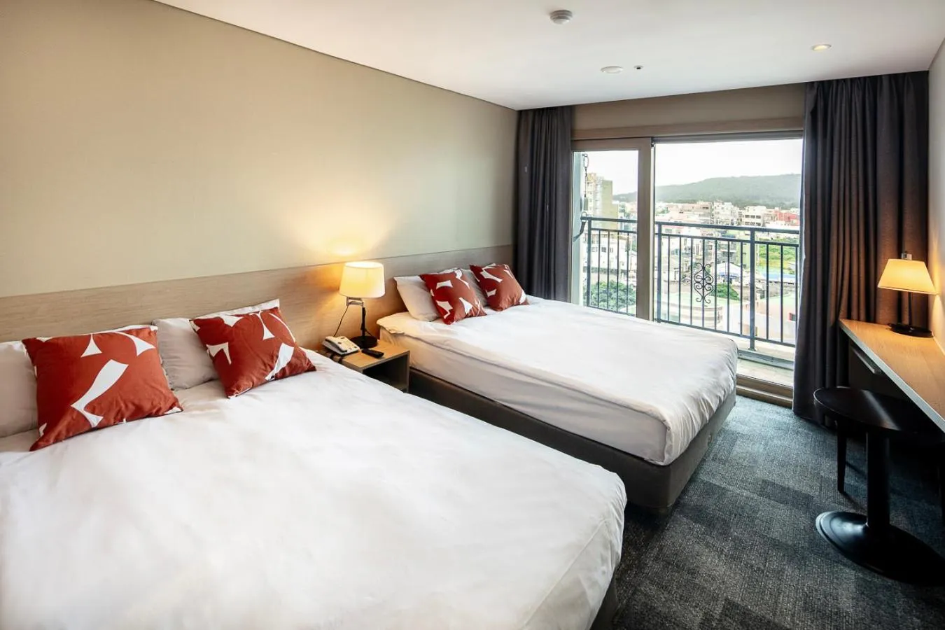 Bedroom, Bed in The Best Jeju Seongsan