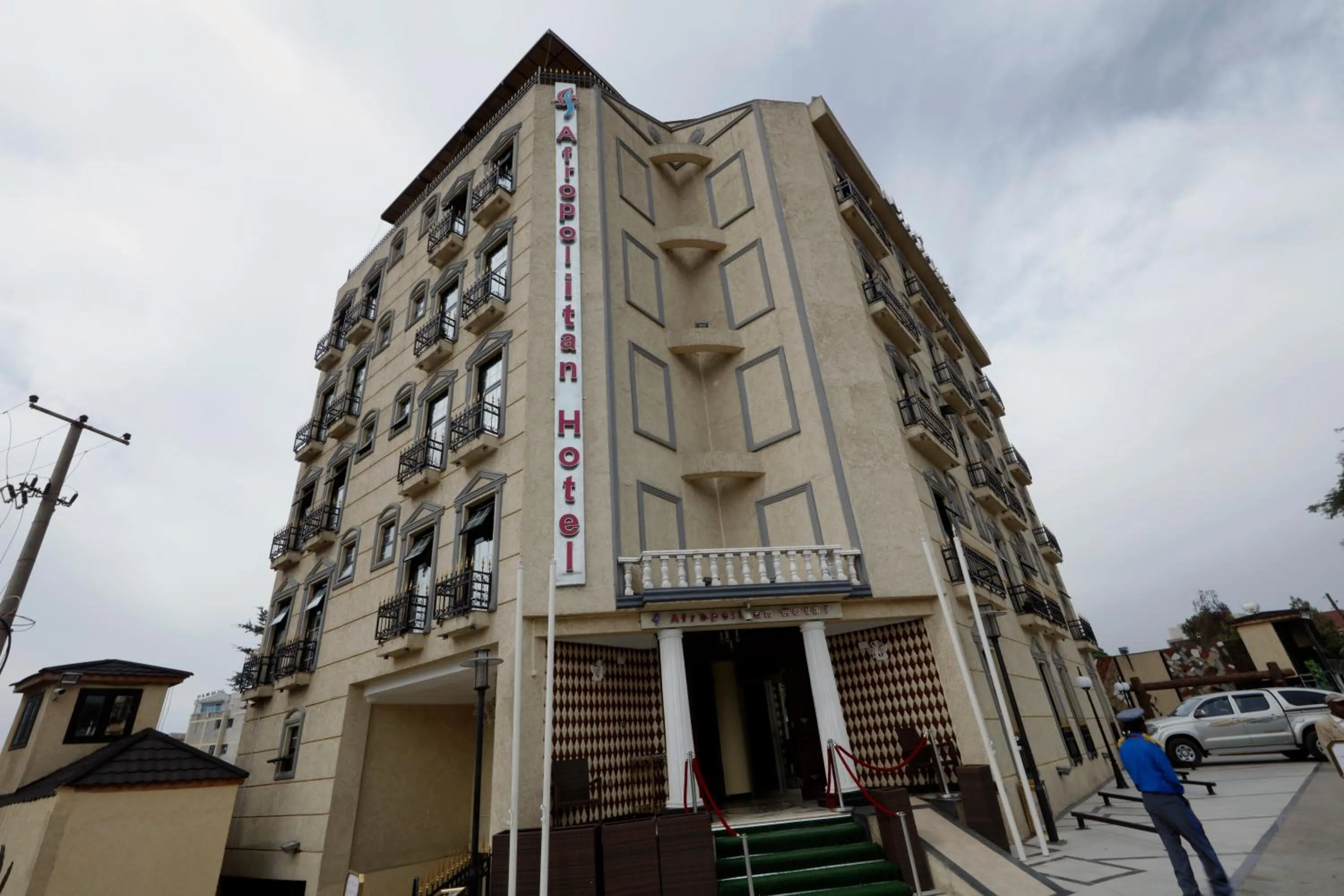 Property building in Afropolitan Hotel