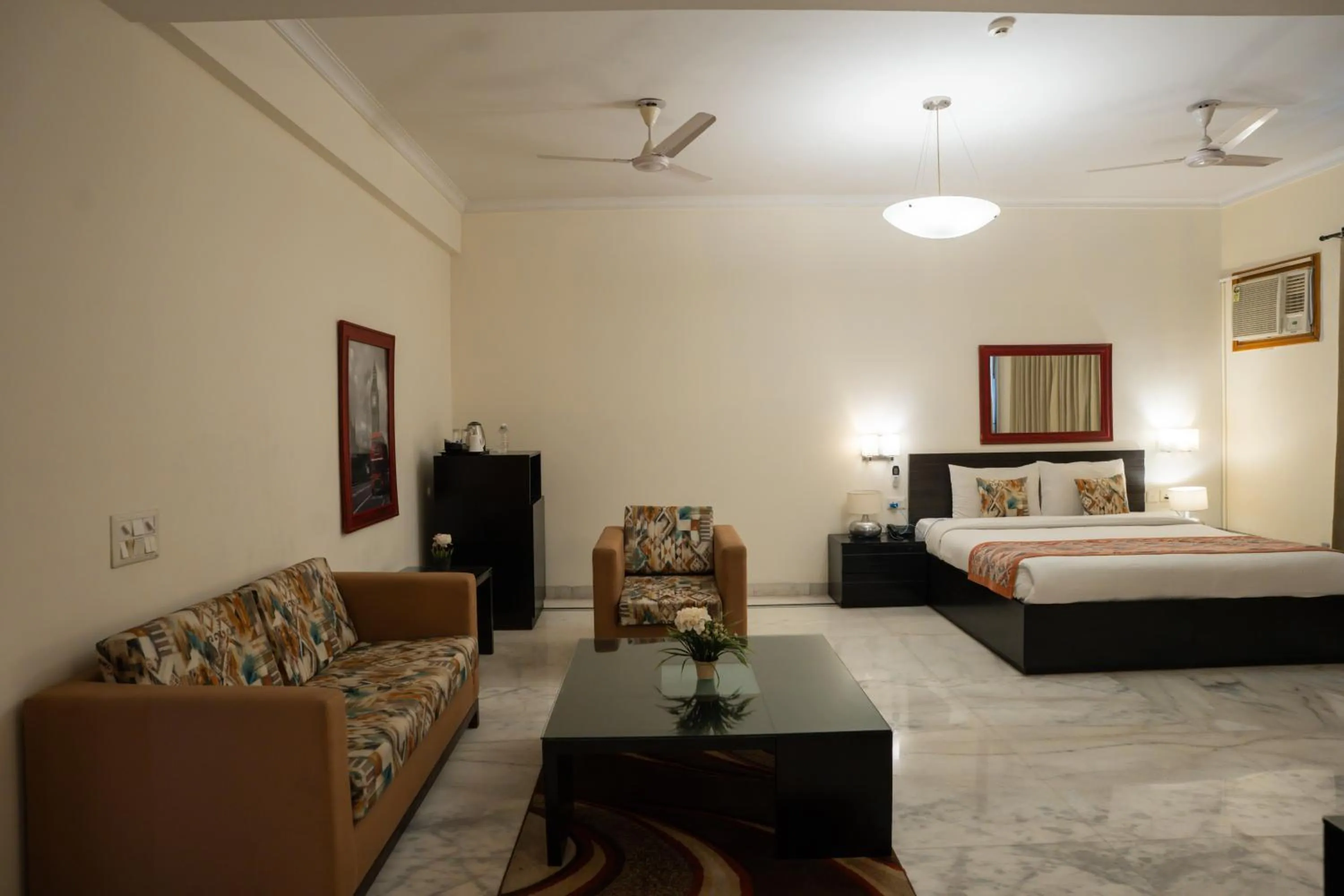 Bedroom, Bed in Ahuja Residency Cyber City I