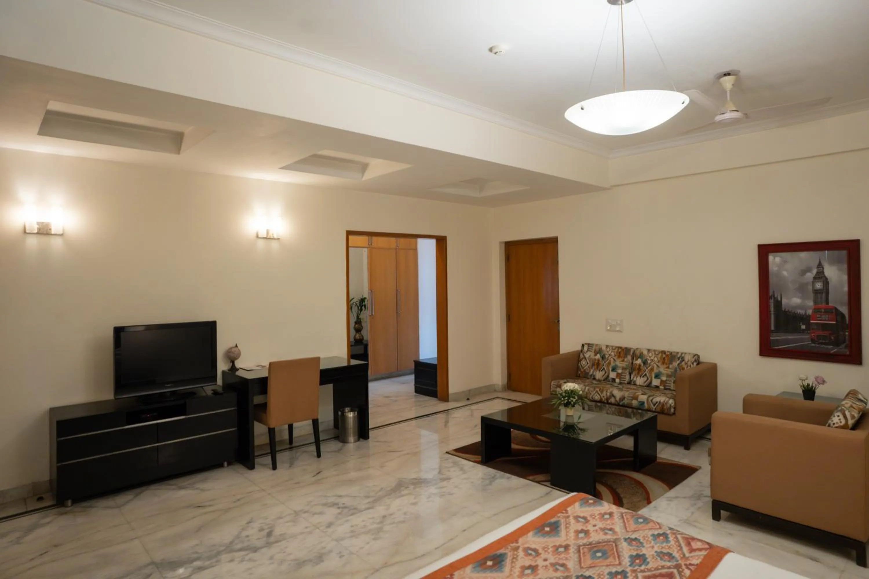 Living room in Ahuja Residency Cyber City I