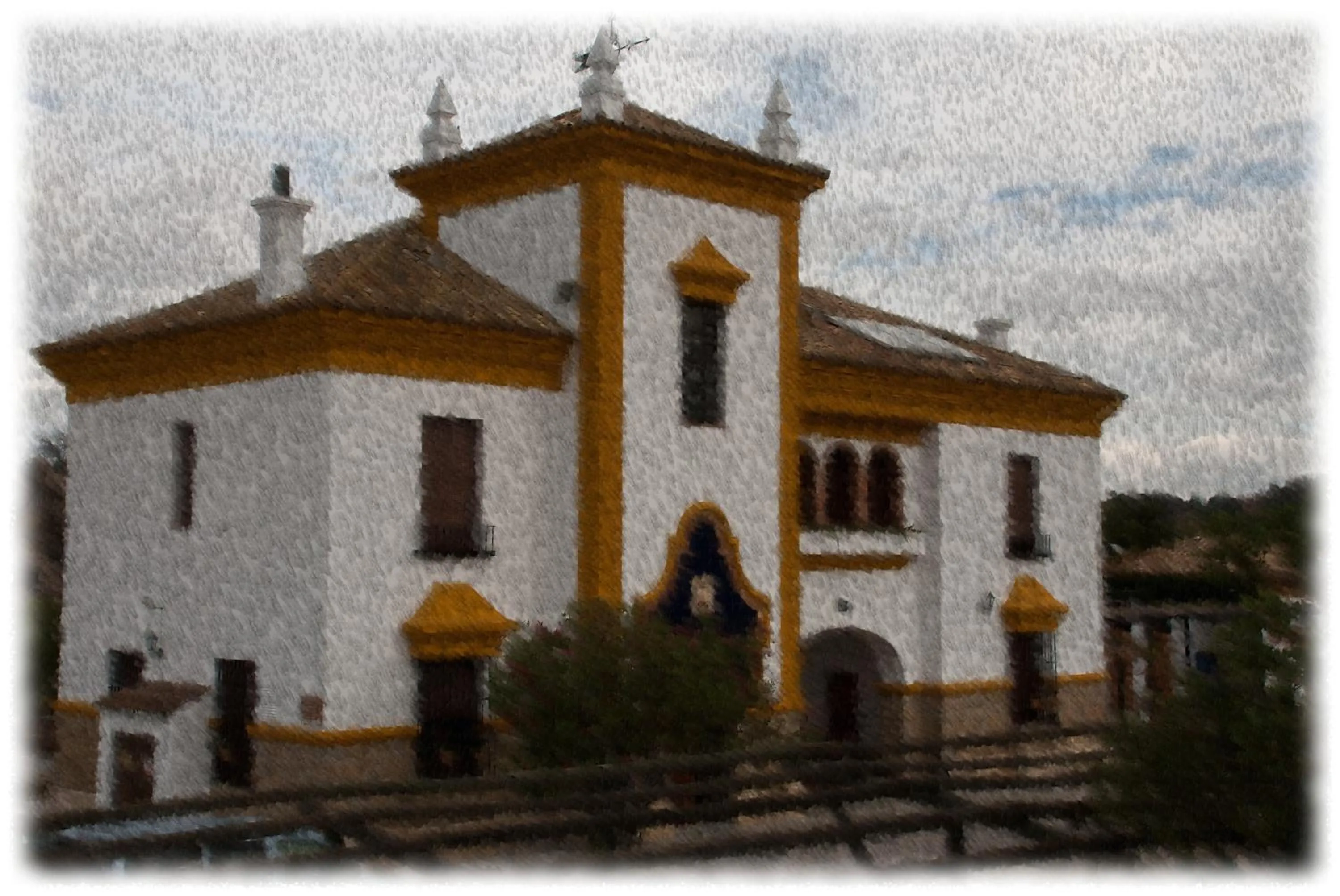 Facade/entrance, Property Building in Hotel - Restaurante Estación Vía Verde