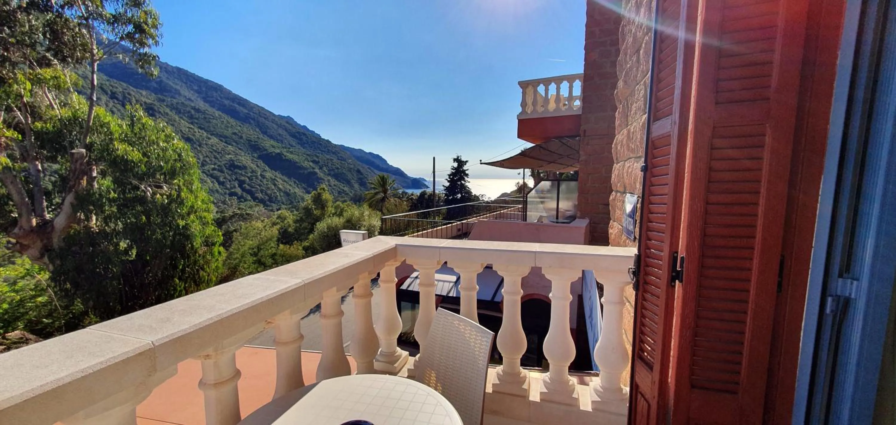 Balcony/Terrace in Hôtel Bella Vista