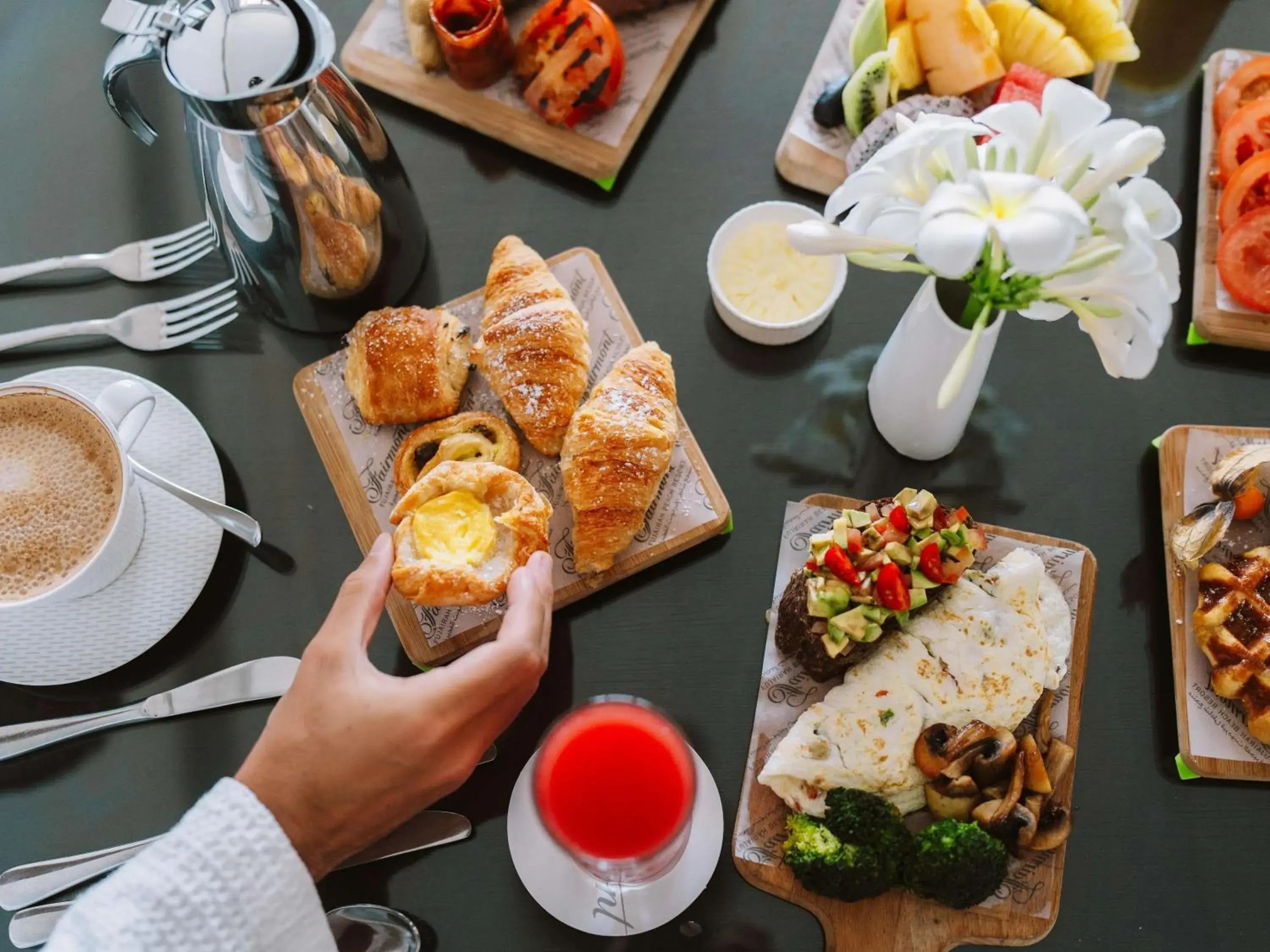 Breakfast in Fairmont Fujairah Beach Resort Breakfast in Fairmont Fujairah Beach Resort