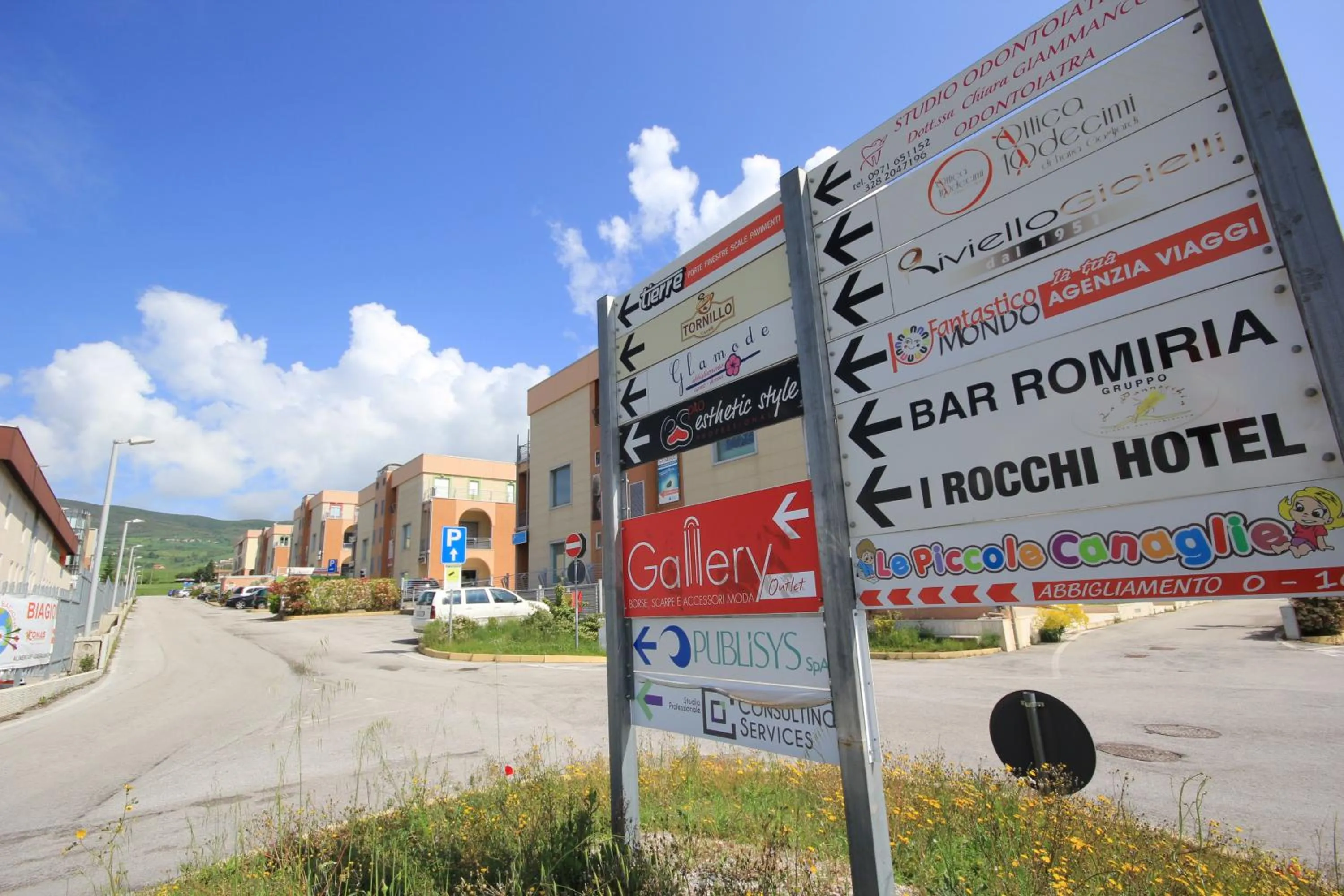 Property building in I Rocchi Hotel