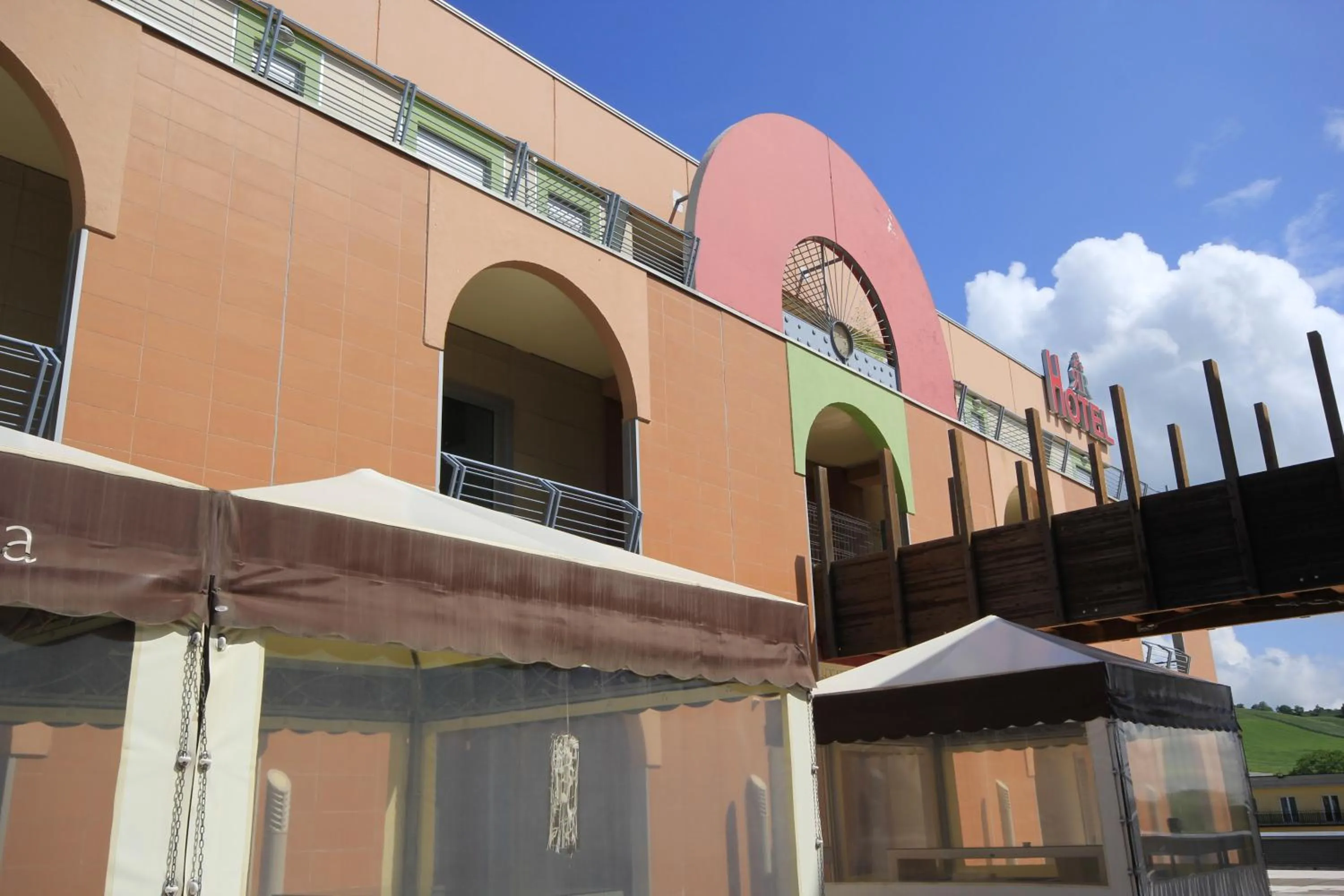 Property building in I Rocchi Hotel