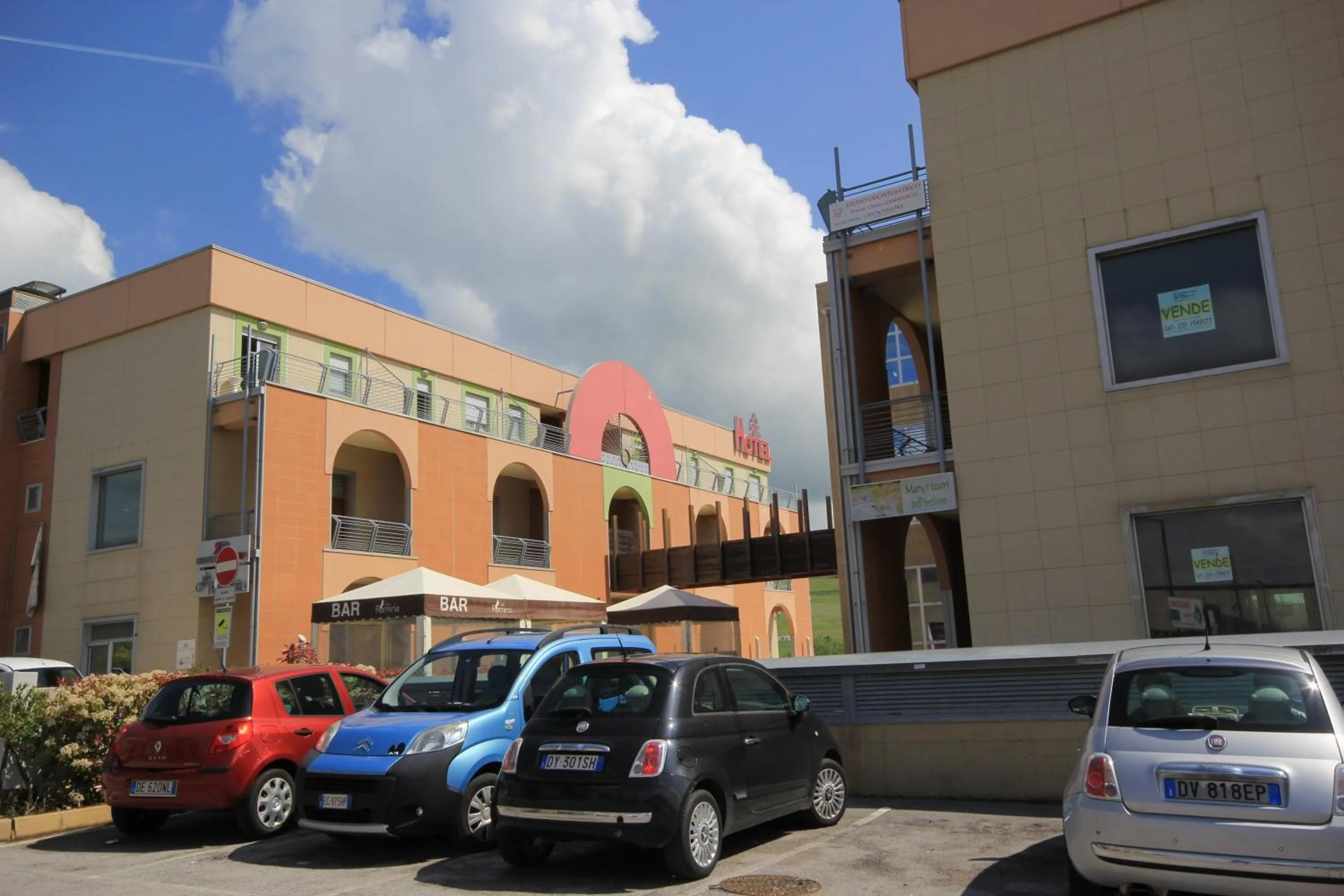 Property building in I Rocchi Hotel