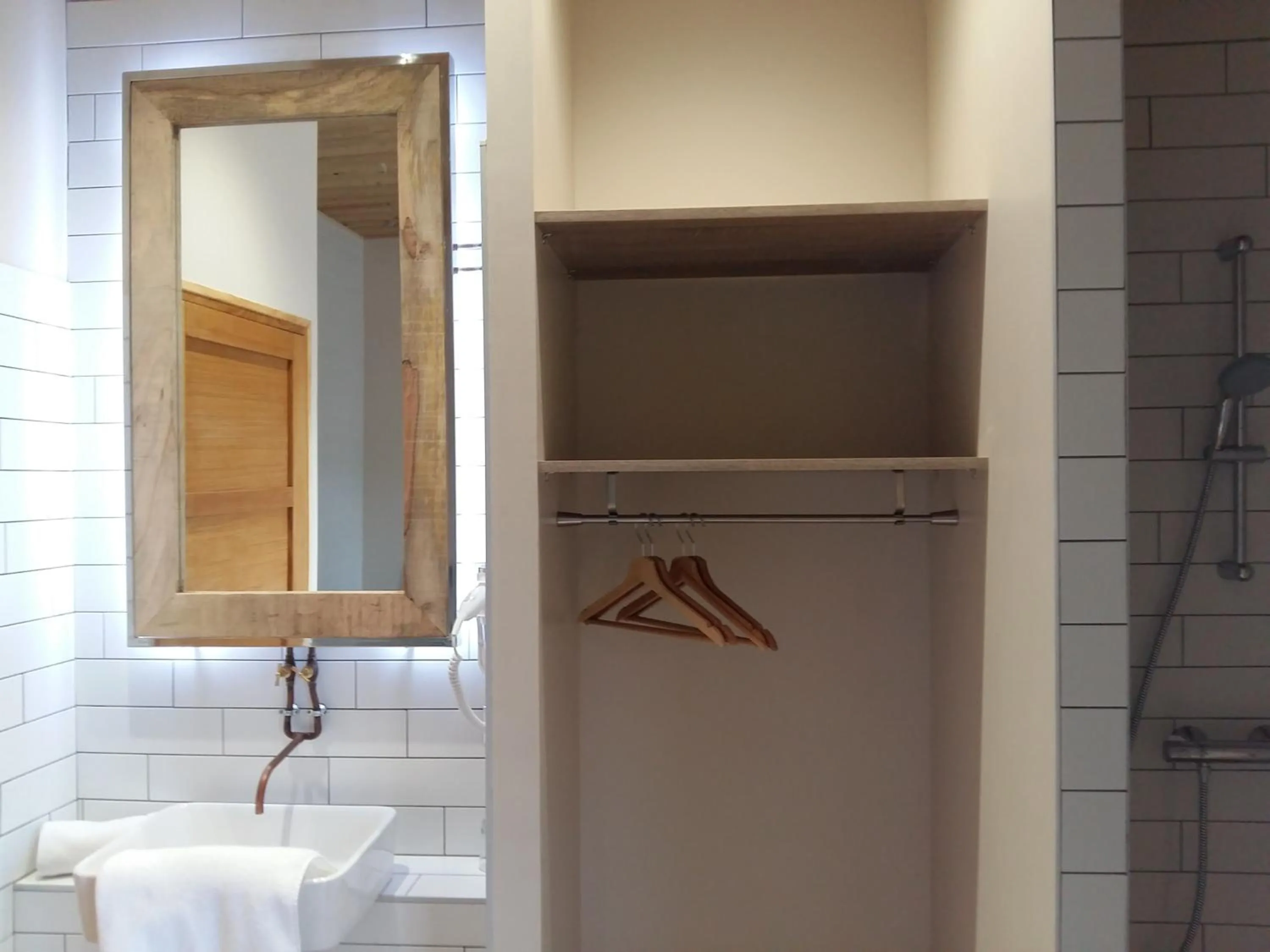 Shower in What Else Hotel