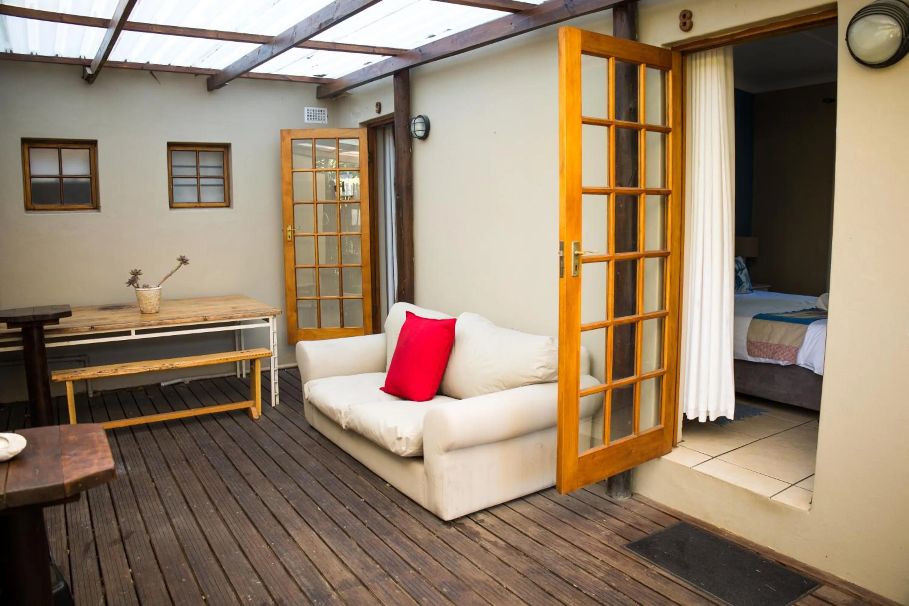 Patio in The Birdhouse Bed & Breakfast #NO Loadshedding #Solar Energy