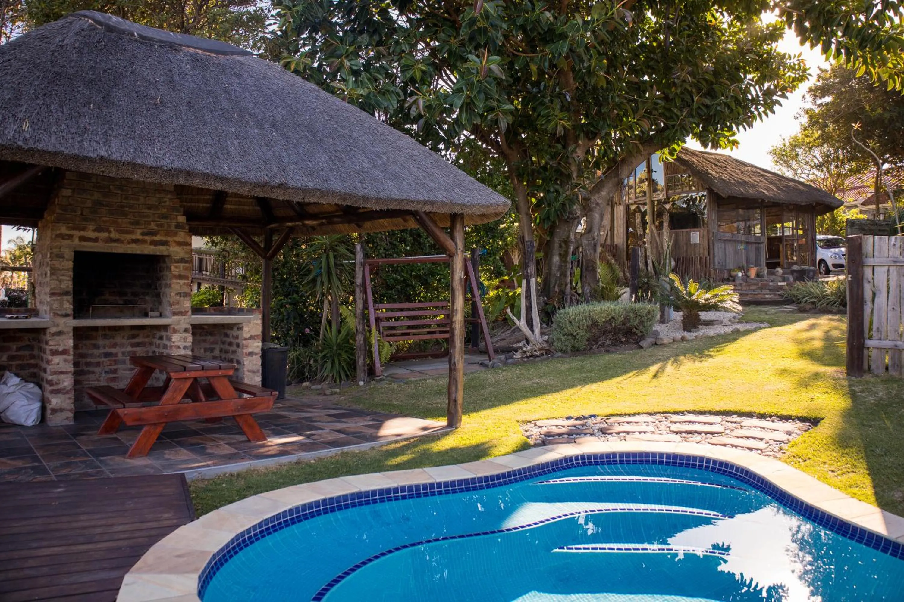 BBQ facilities in The Birdhouse Bed & Breakfast #NO Loadshedding #Solar Energy