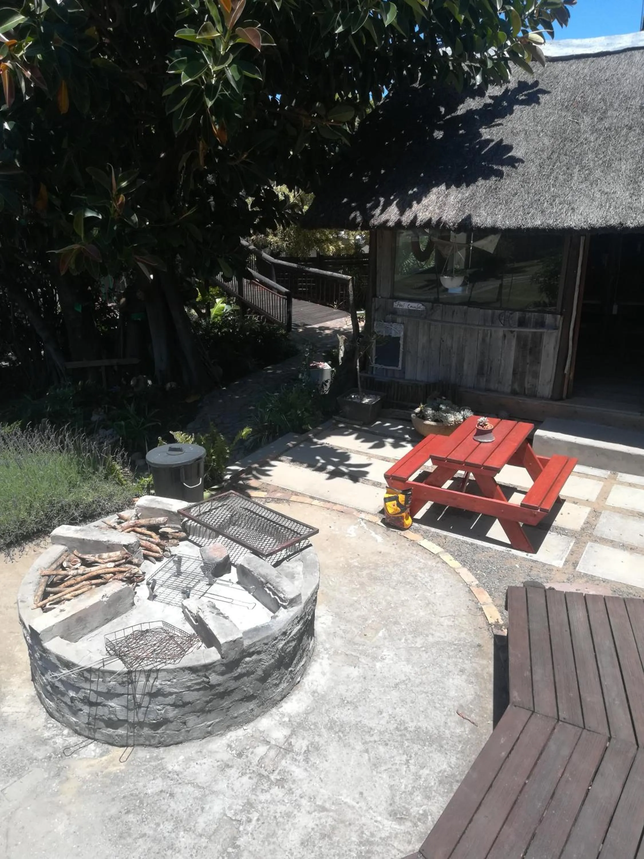 BBQ facilities in The Birdhouse Bed & Breakfast #NO Loadshedding #Solar Energy
