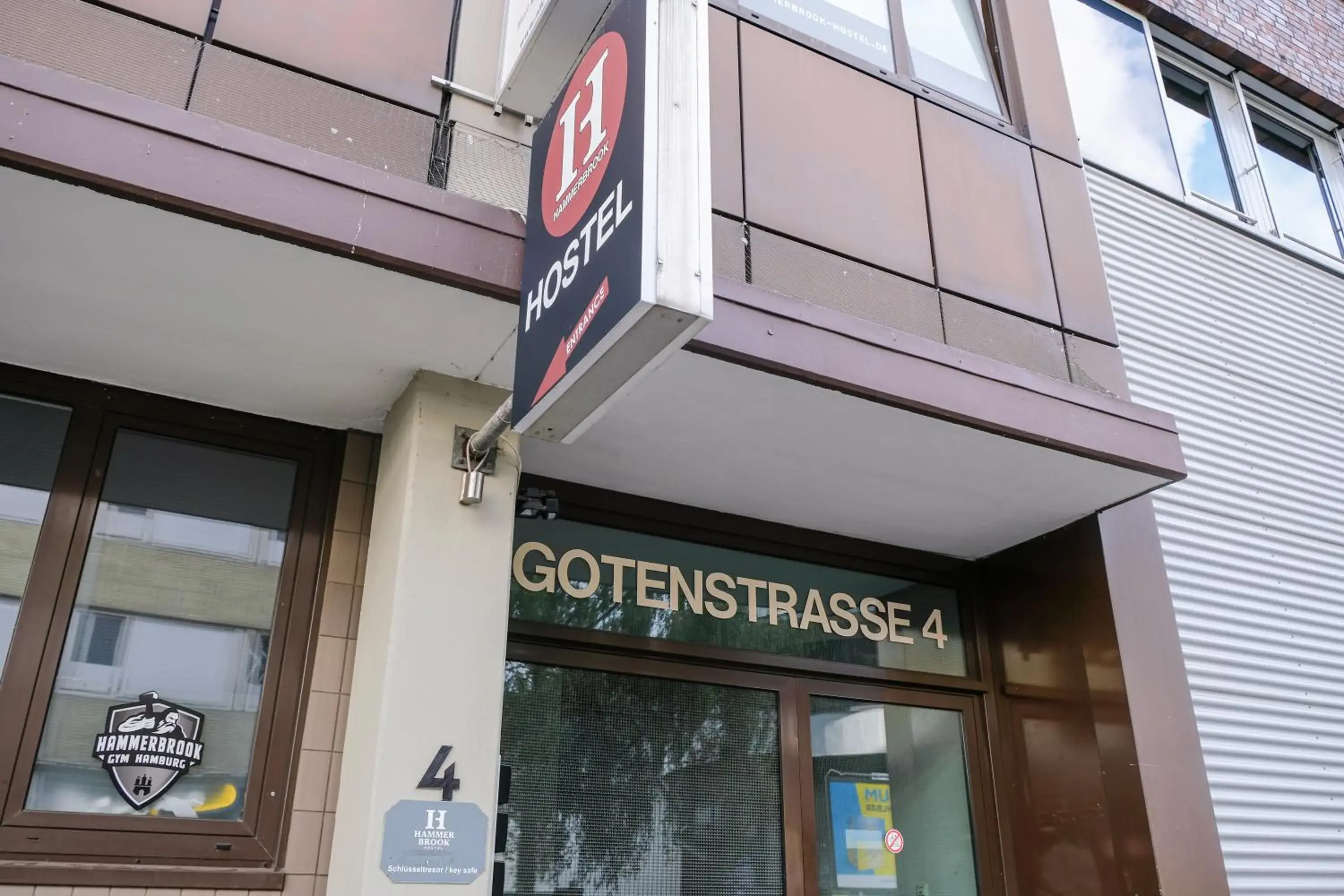 Property building in Hammerbrook Hostel Property building in Hammerbrook Hostel