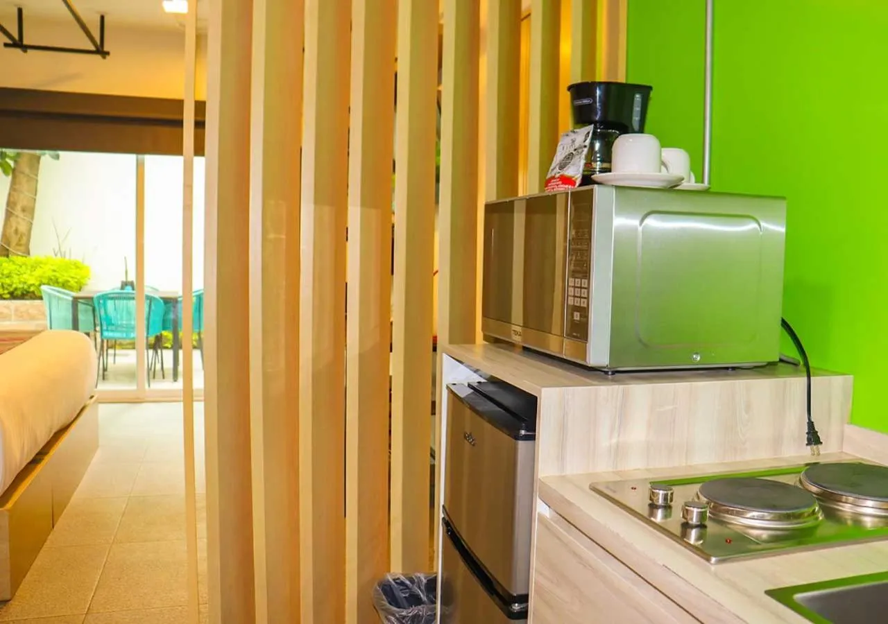 minibar, Bed in Estancias VIVE MX wtc