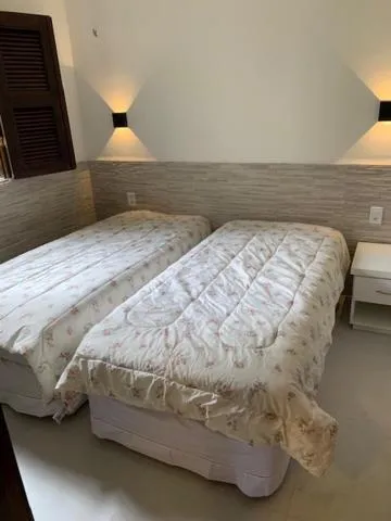 Bed in Pousada Chale Cana Brava