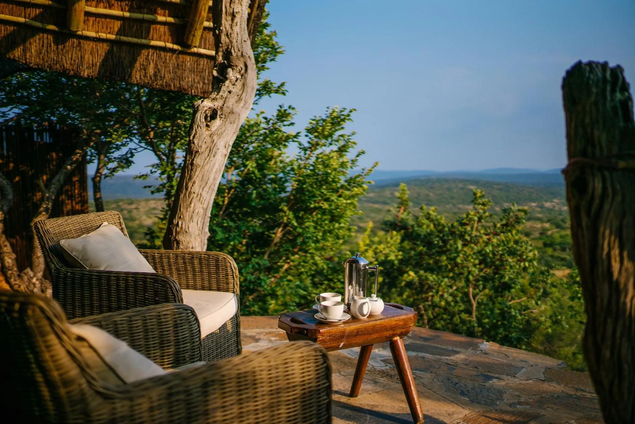 Patio in Nedile Lodge