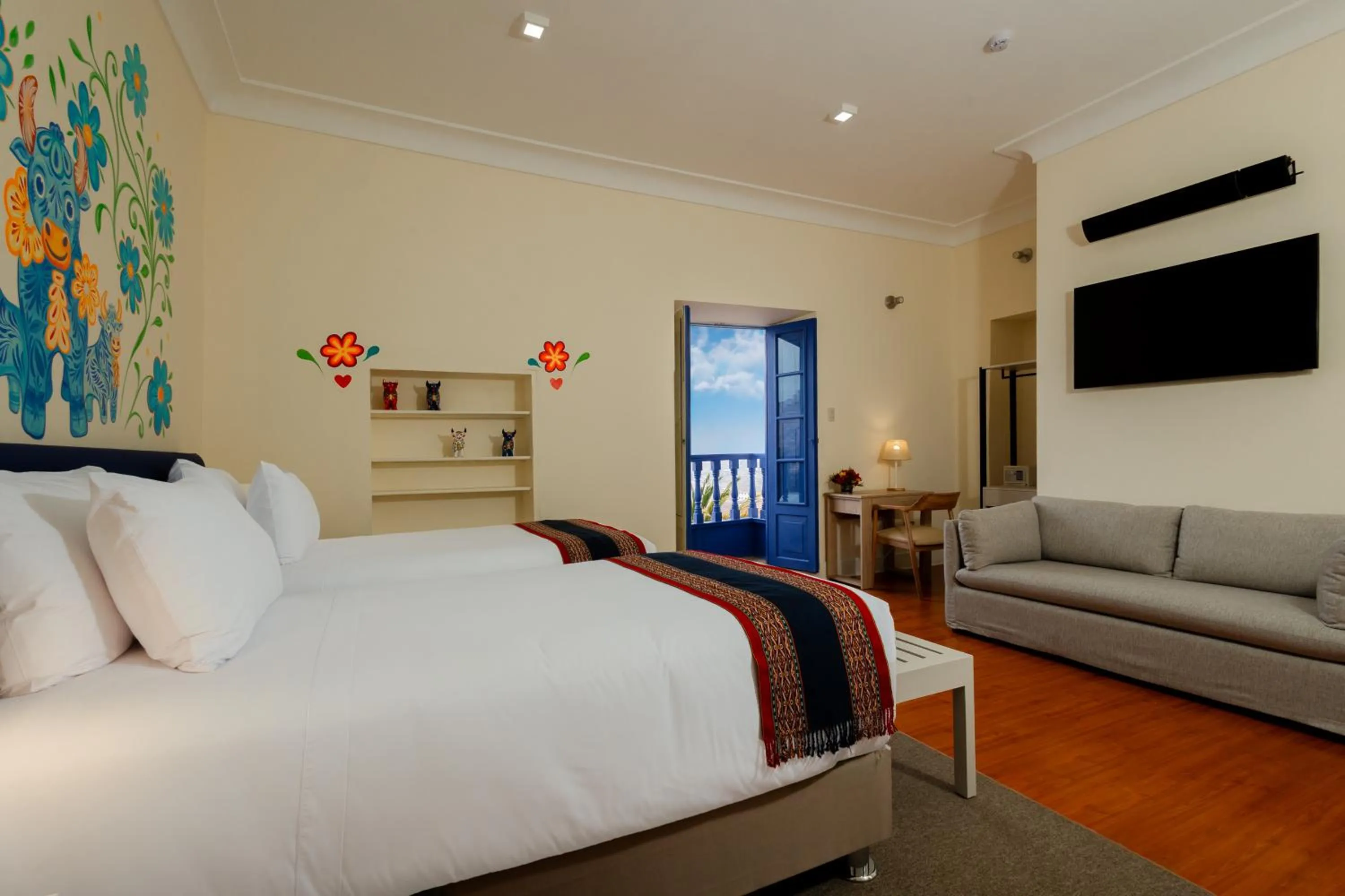 Bed in 7 Toritos Hotel Boutique by Hacienda