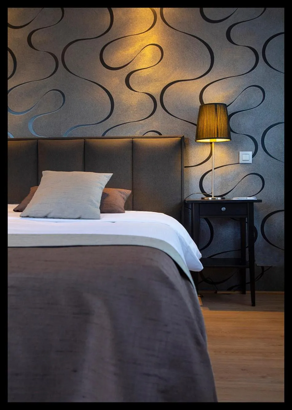 Bed in Hotel Auberge St. Pol