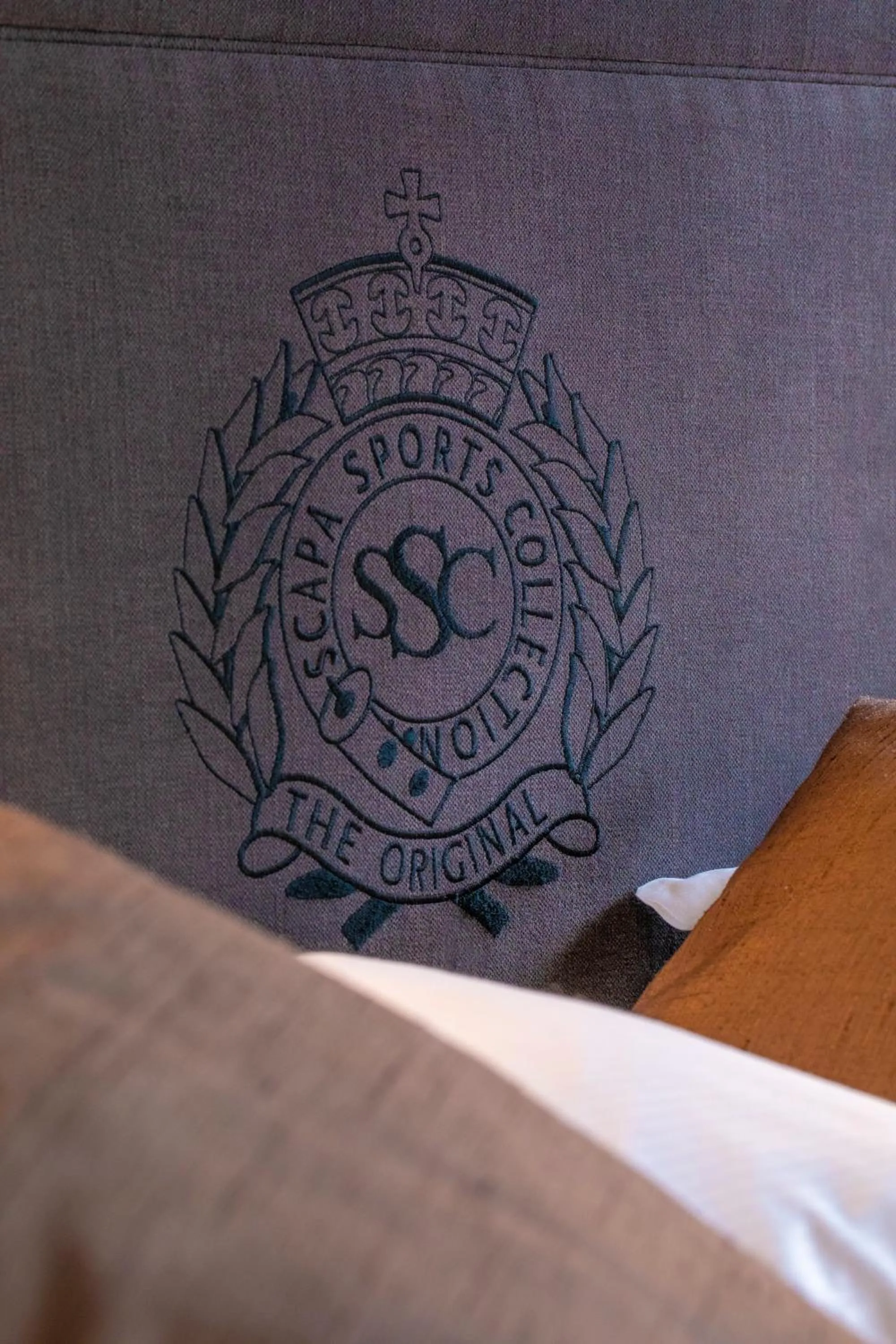 Decorative detail, Bed in Hotel Auberge St. Pol