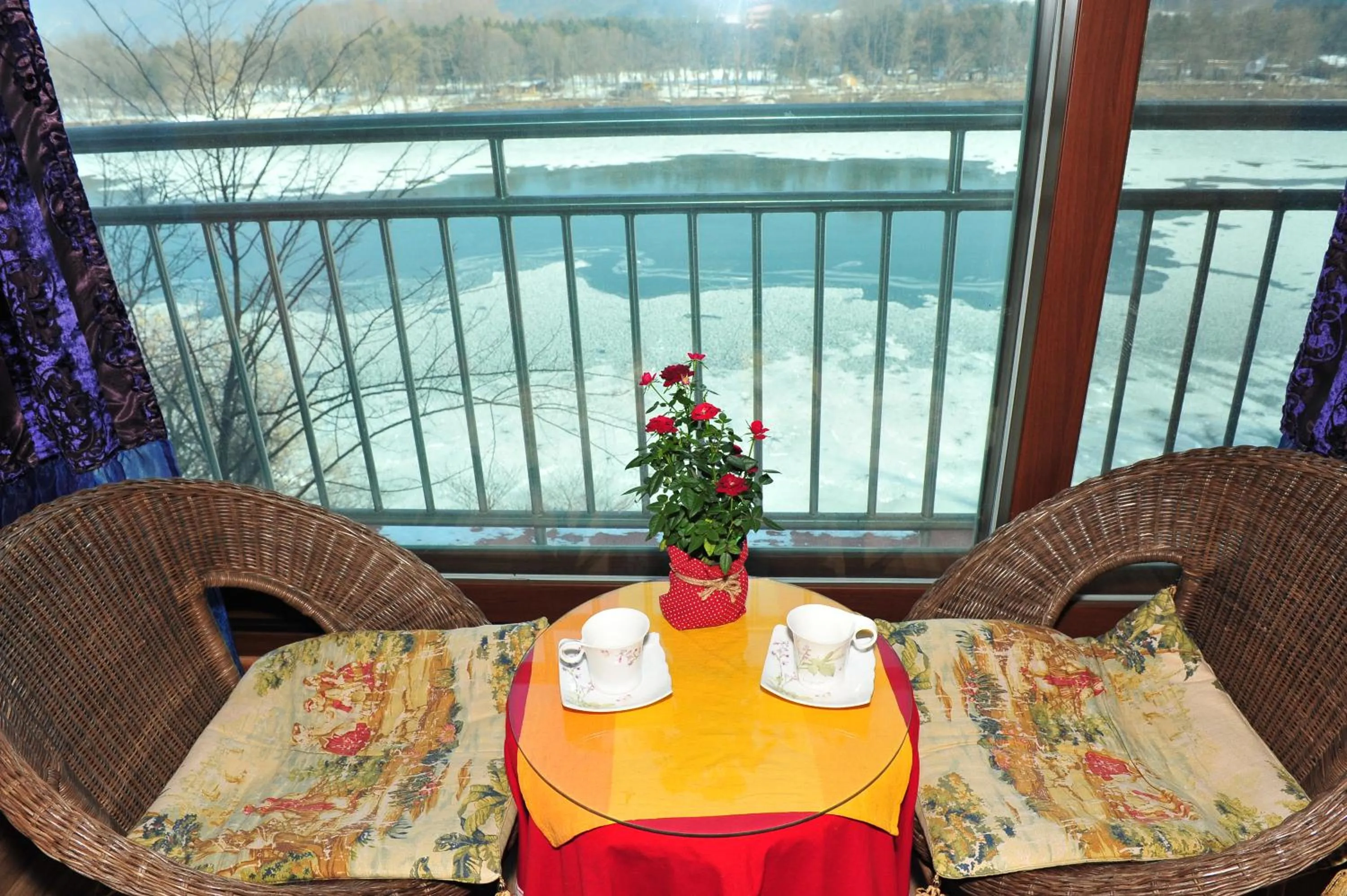 Balcony/Terrace in Moonlight Blue Pension