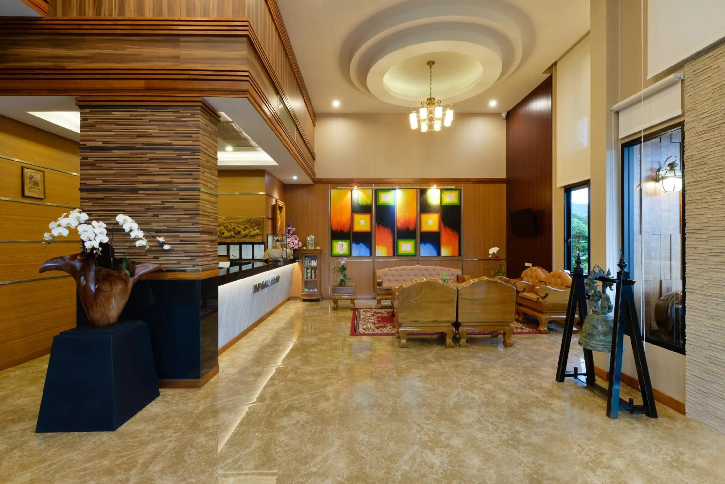 Lobby or reception in Princess River Kwai Hotel