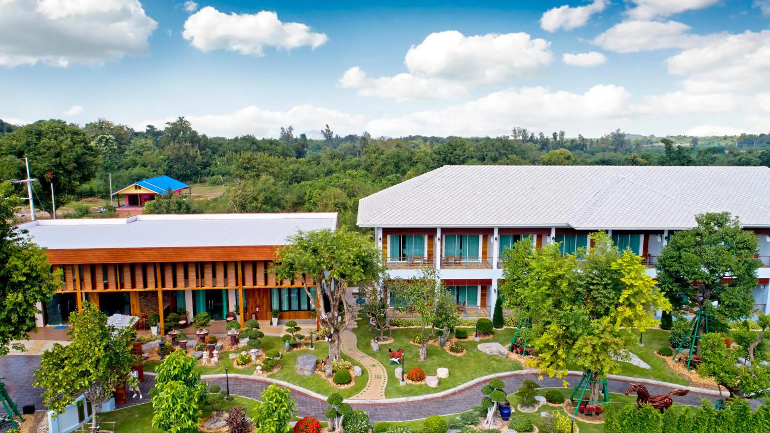 Natural landscape in Princess River Kwai Hotel