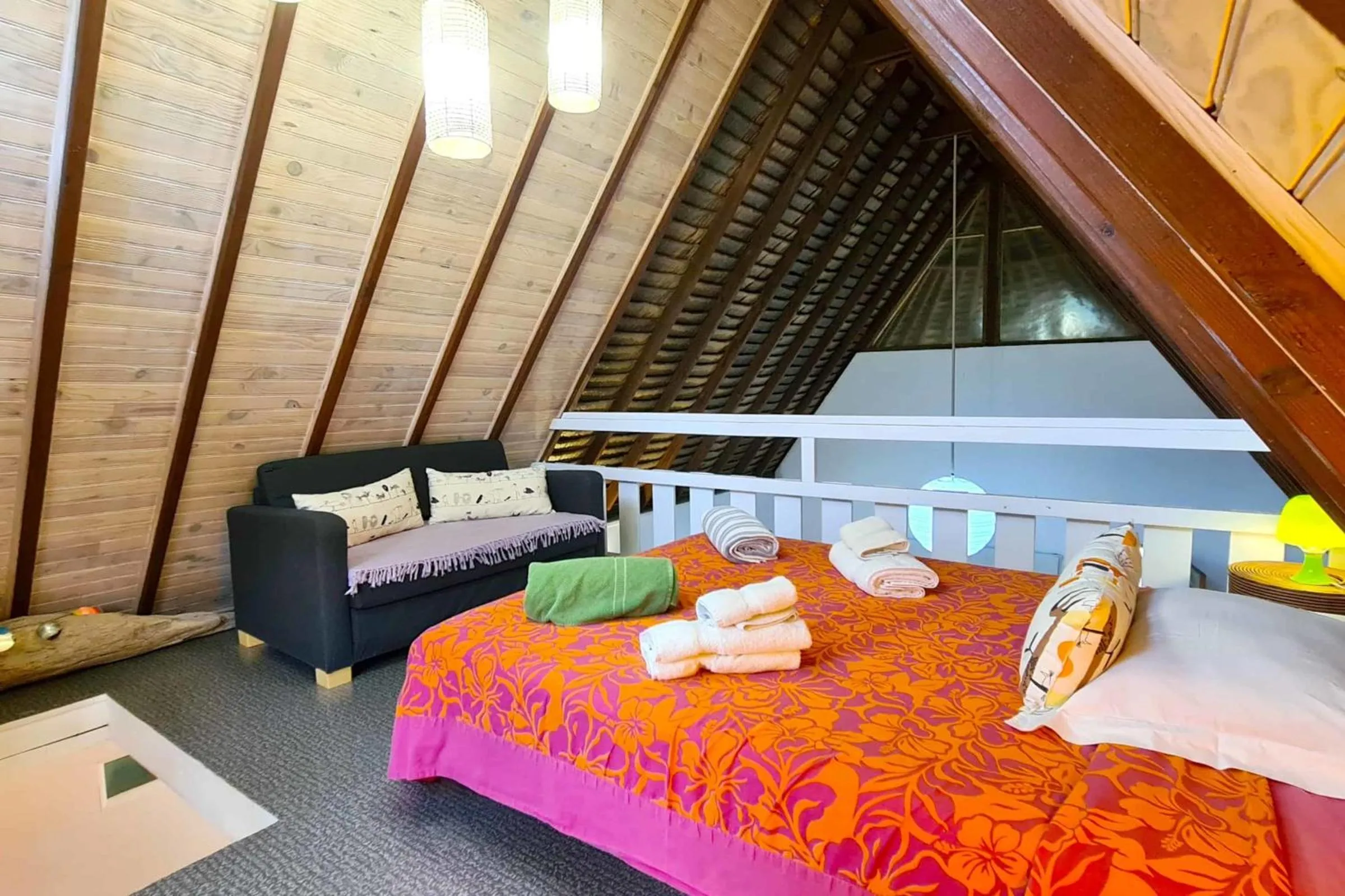 Bed in Villa Meheana