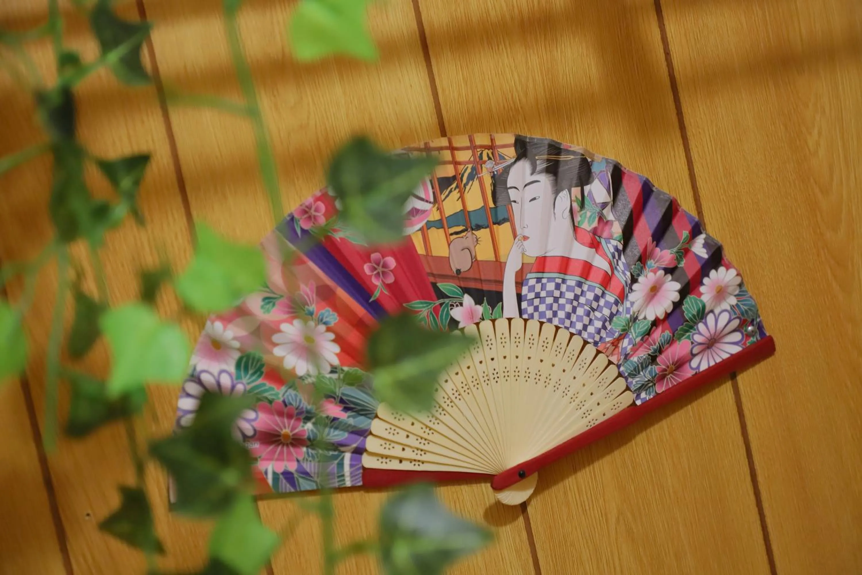 Decorative detail in Oyado Sanjo Machiya