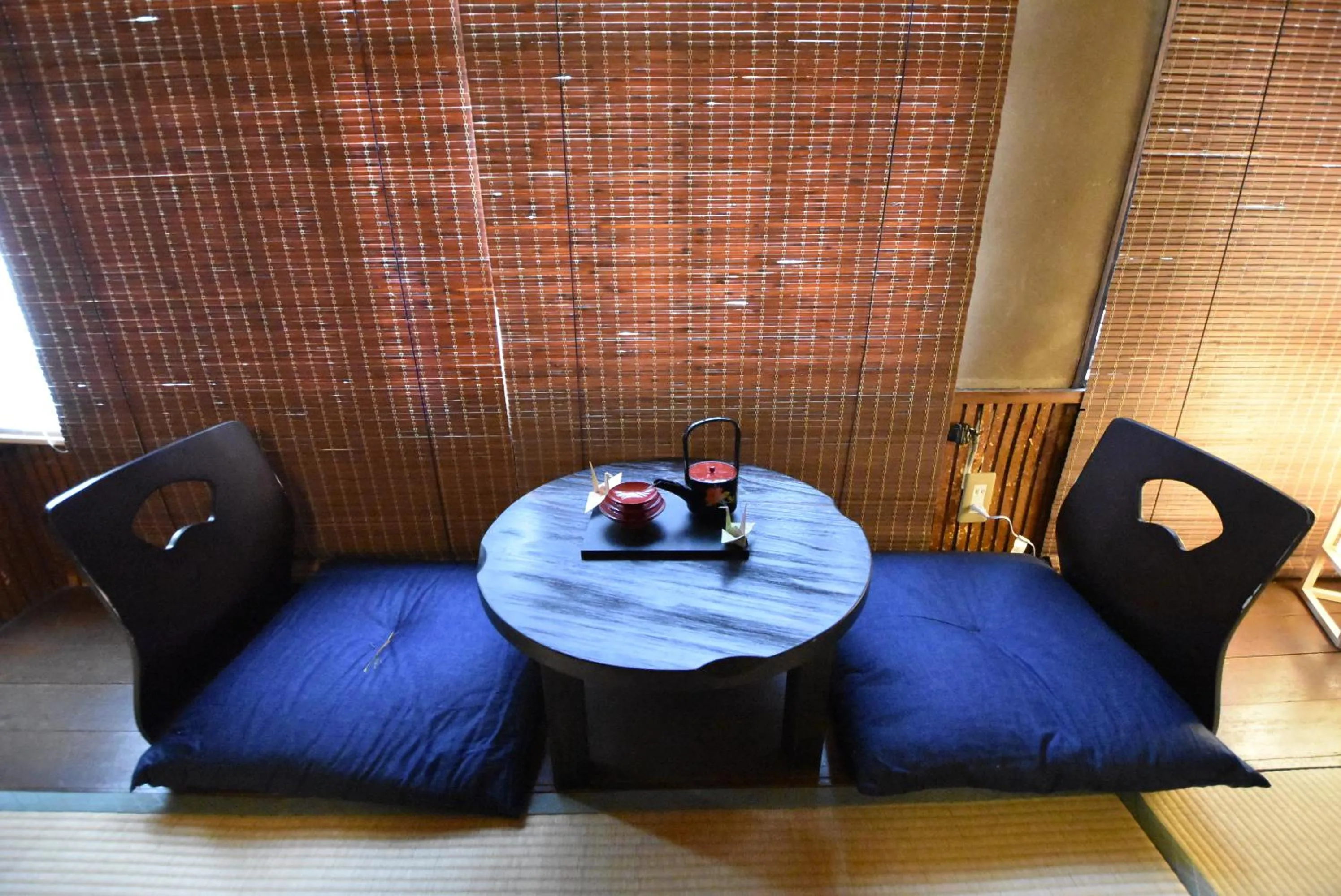 Seating area in Oyado Sanjo Machiya