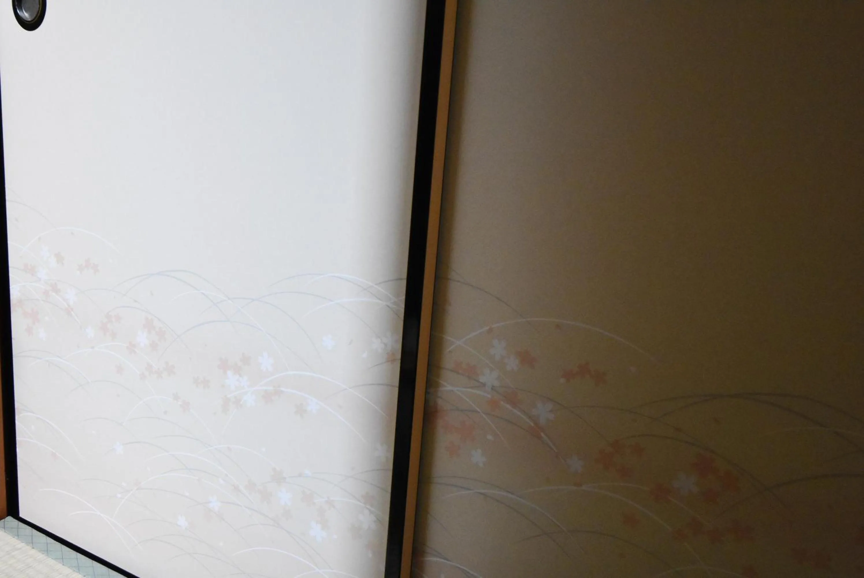 Decorative detail in Oyado Sanjo Machiya