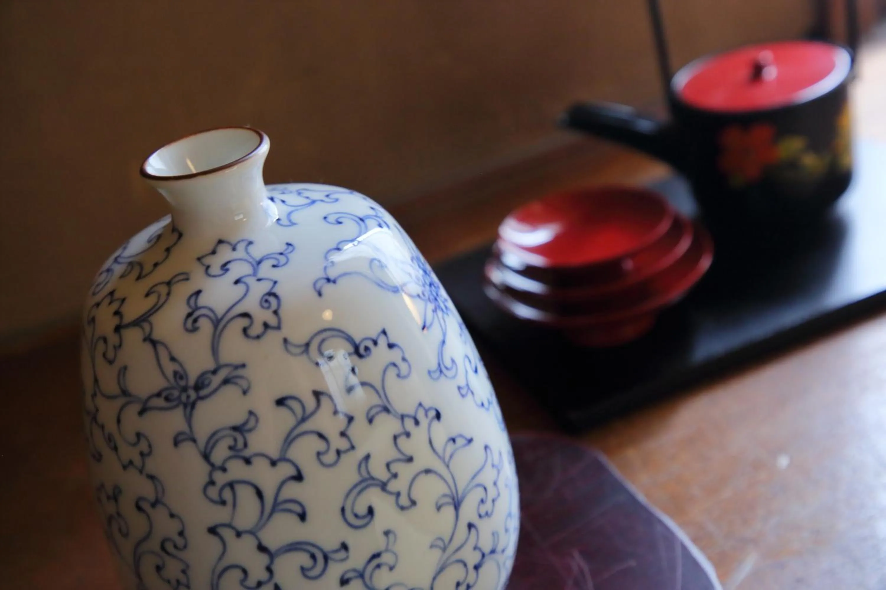 Decorative detail in Oyado Sanjo Machiya