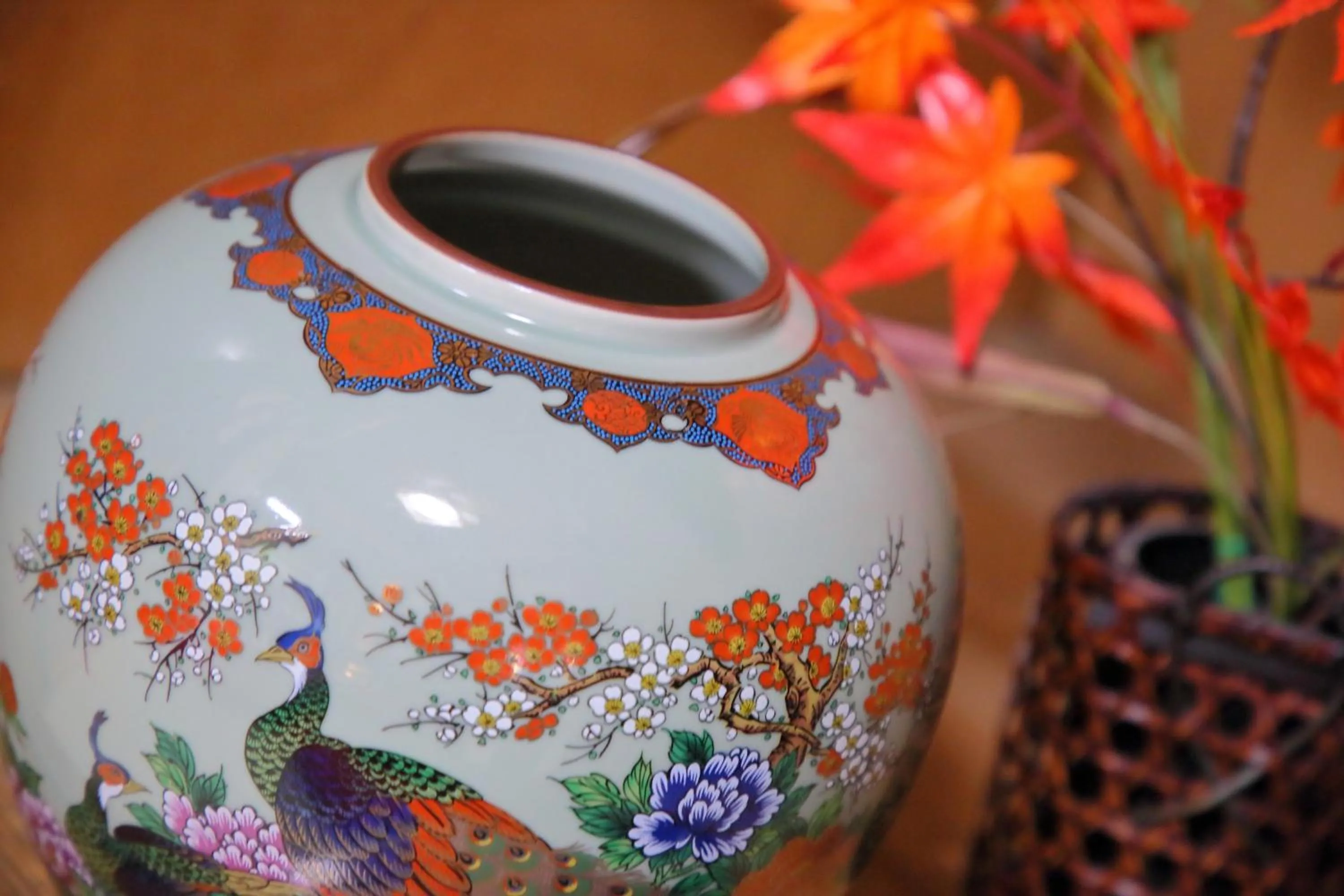 Decorative detail in Oyado Sanjo Machiya