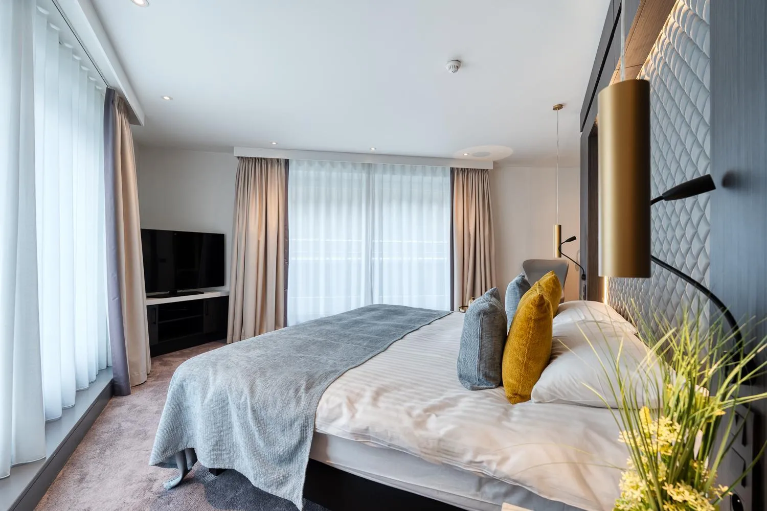 Balcony/Terrace, Bed in Van der Valk Hotel Spa