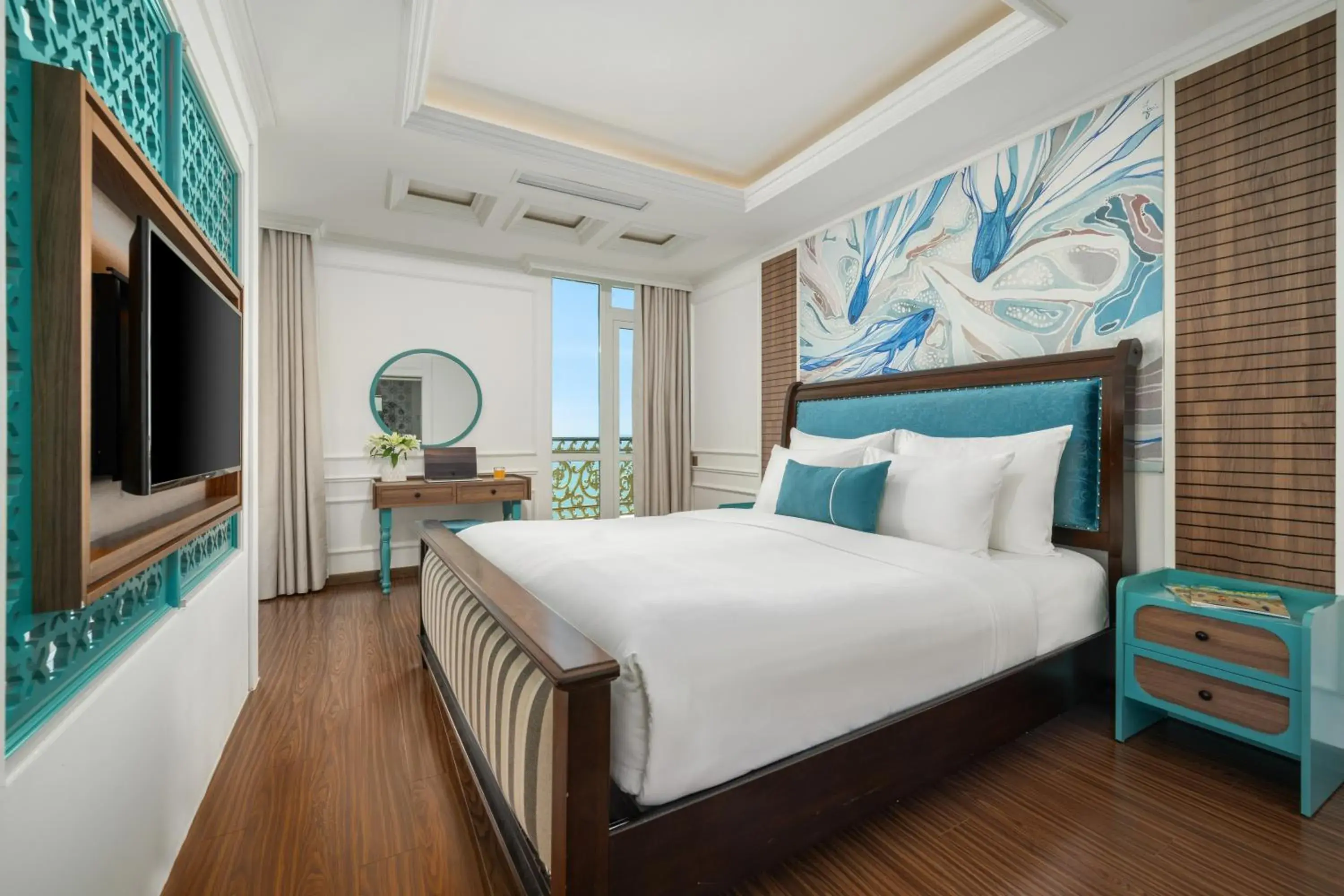 Bed in Paracel Beach Hotel Bed in Paracel Beach Hotel