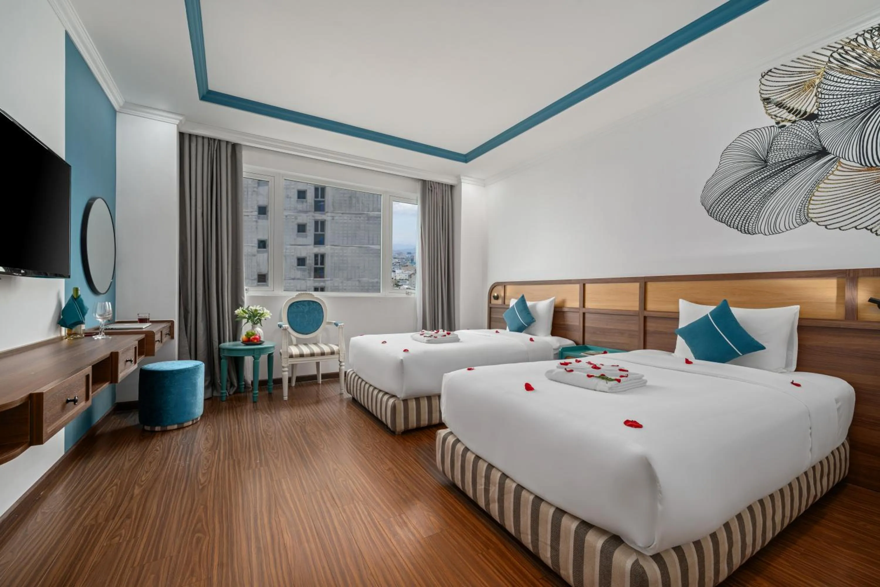 Bed in Paracel Beach Hotel