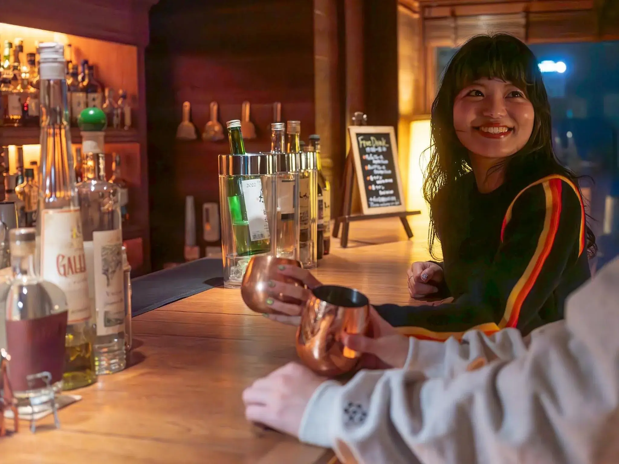 Lounge or bar in UNWIND HOTEL & BAR Sapporo Lounge or bar in UNWIND HOTEL & BAR Sapporo